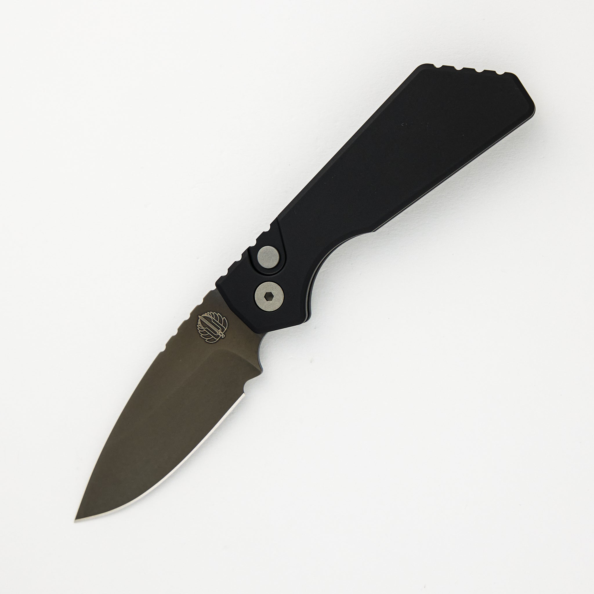 Pro-Tech Knives Strider PT+ Auto - Black Aluminum Handle - DLC MagnaCut Blade - PT221