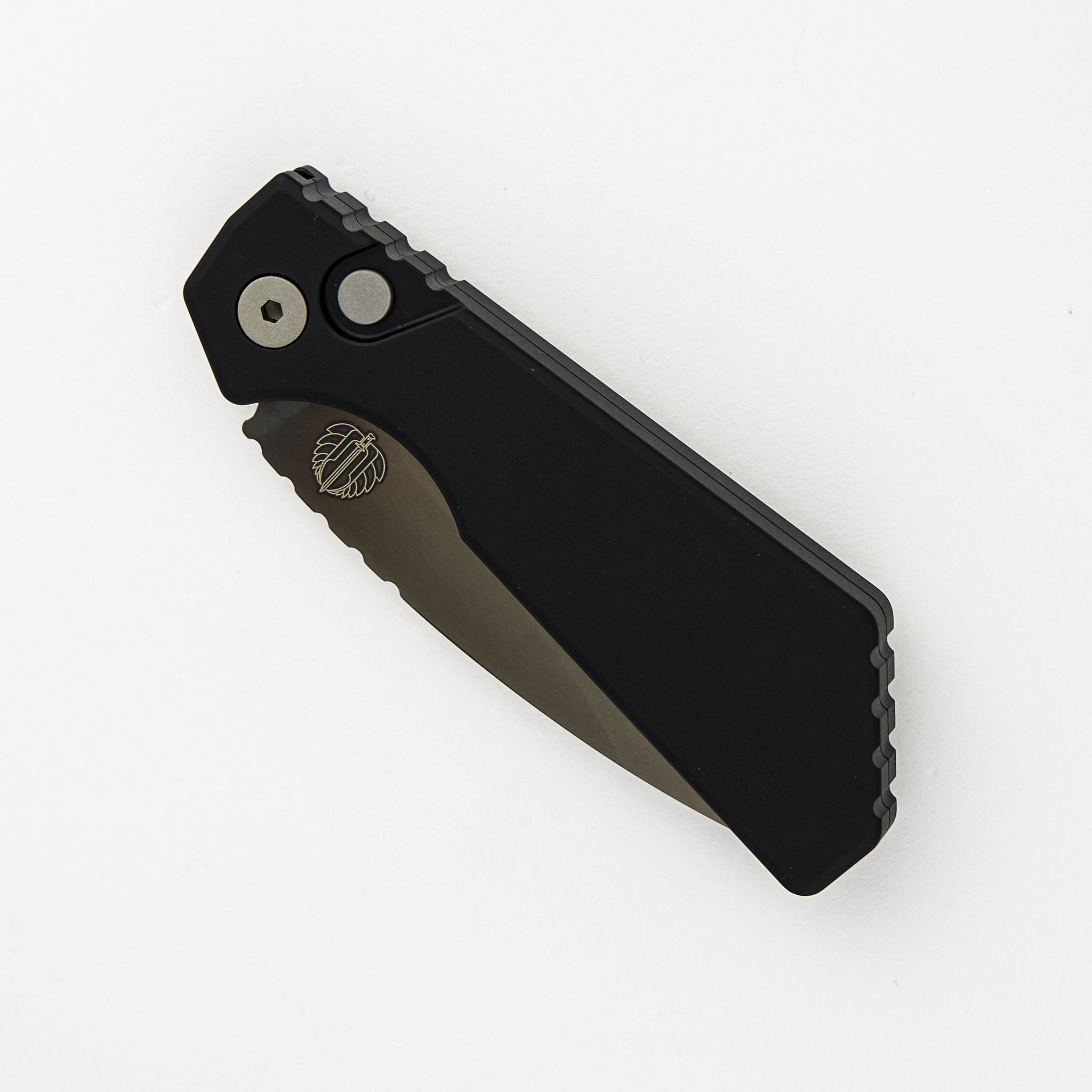 Pro-Tech Knives Strider PT+ Auto - Black Aluminum Handle - DLC MagnaCut Blade - PT221