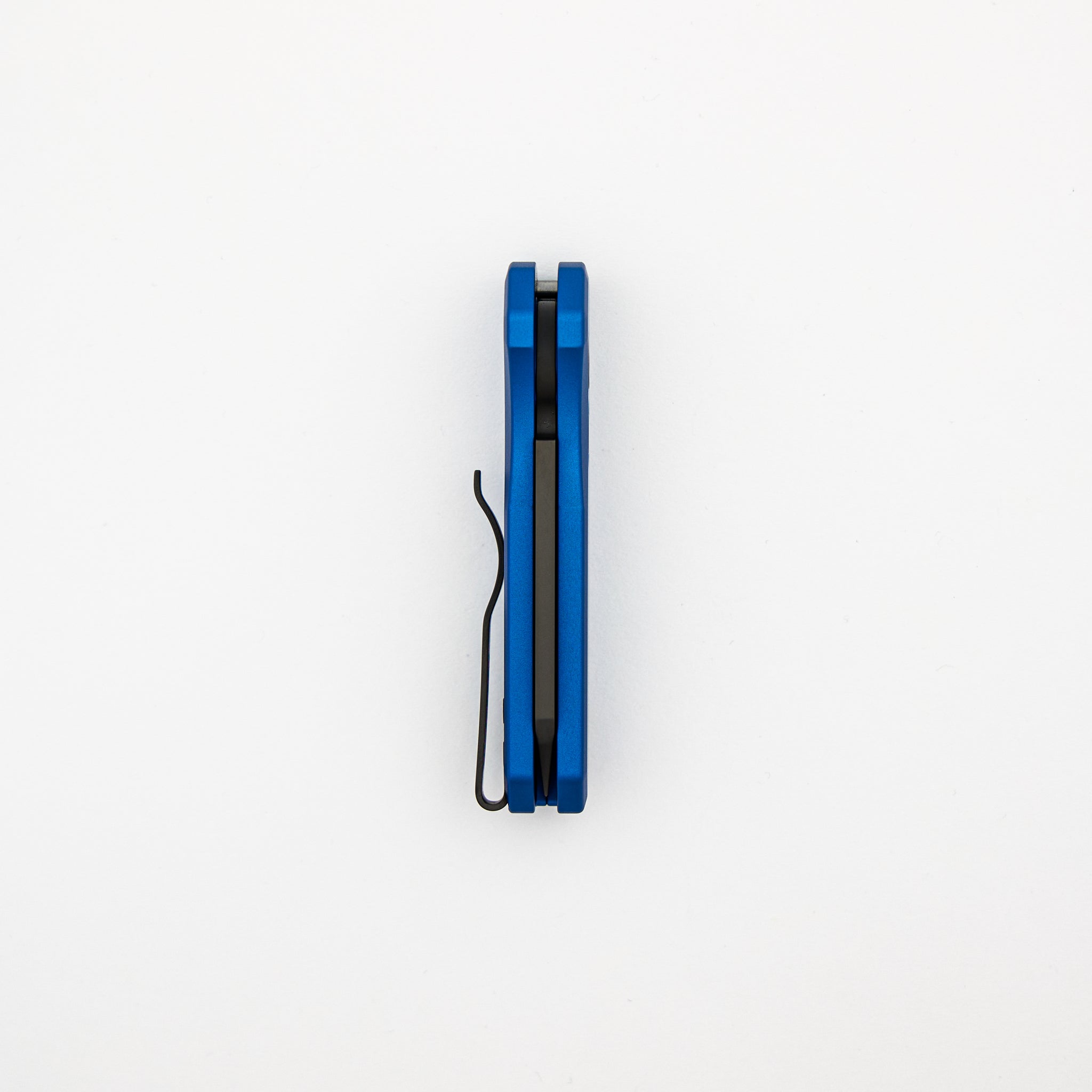 Runt 5 - R5203-BLUE - Blue Handle - DLC Black 20-CV Reverse Tanto Blade