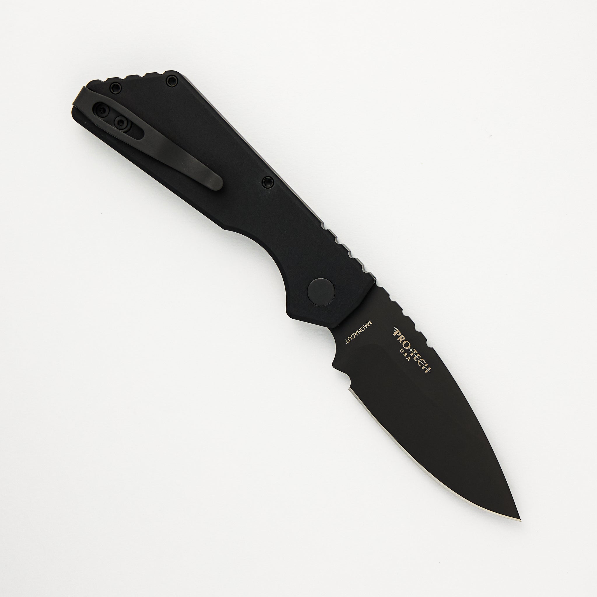 Pro-Tech Knives Strider PT+ Auto – Black Handle – MagnaCut Blade - PT203