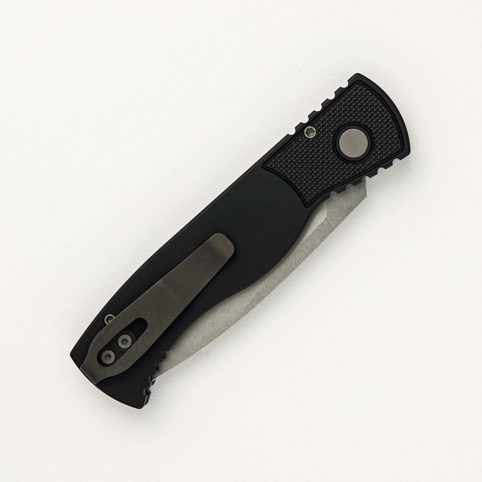 Pro-Tech Knives Tactical Response-2 Auto - Black Textured Aluminum Handle - MagnaCut Blade