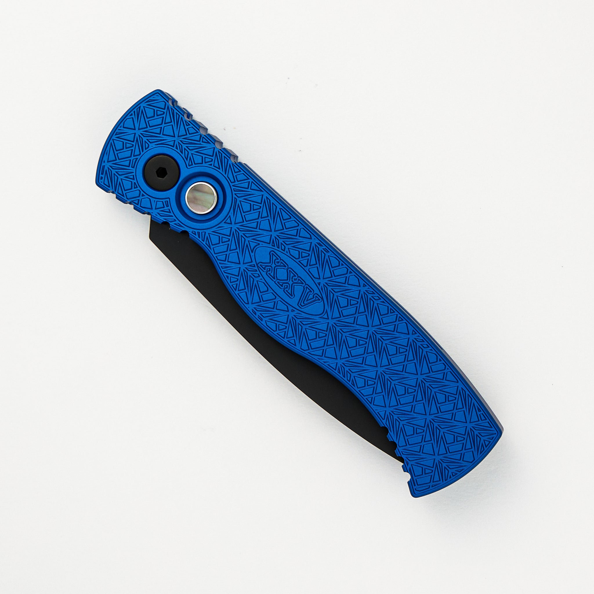 Pro-Tech Knives Tactical Response-2 Auto - "NEXUS Since 1999" Textured Blue Handle - MagnaCut Blade - T206 Nexus Blue