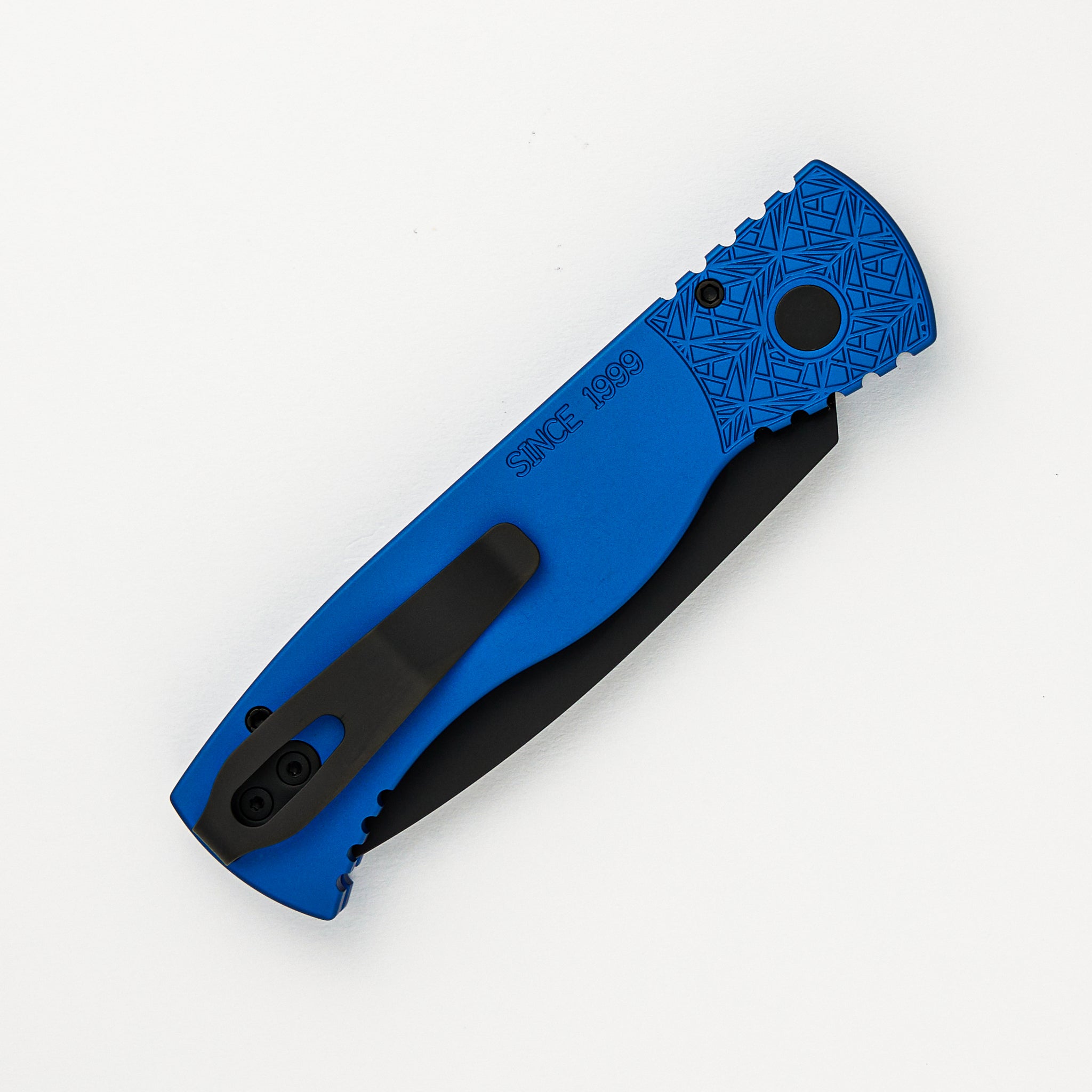 Pro-Tech Knives Tactical Response-2 Auto - "NEXUS Since 1999" Textured Blue Handle - MagnaCut Blade - T206 Nexus Blue