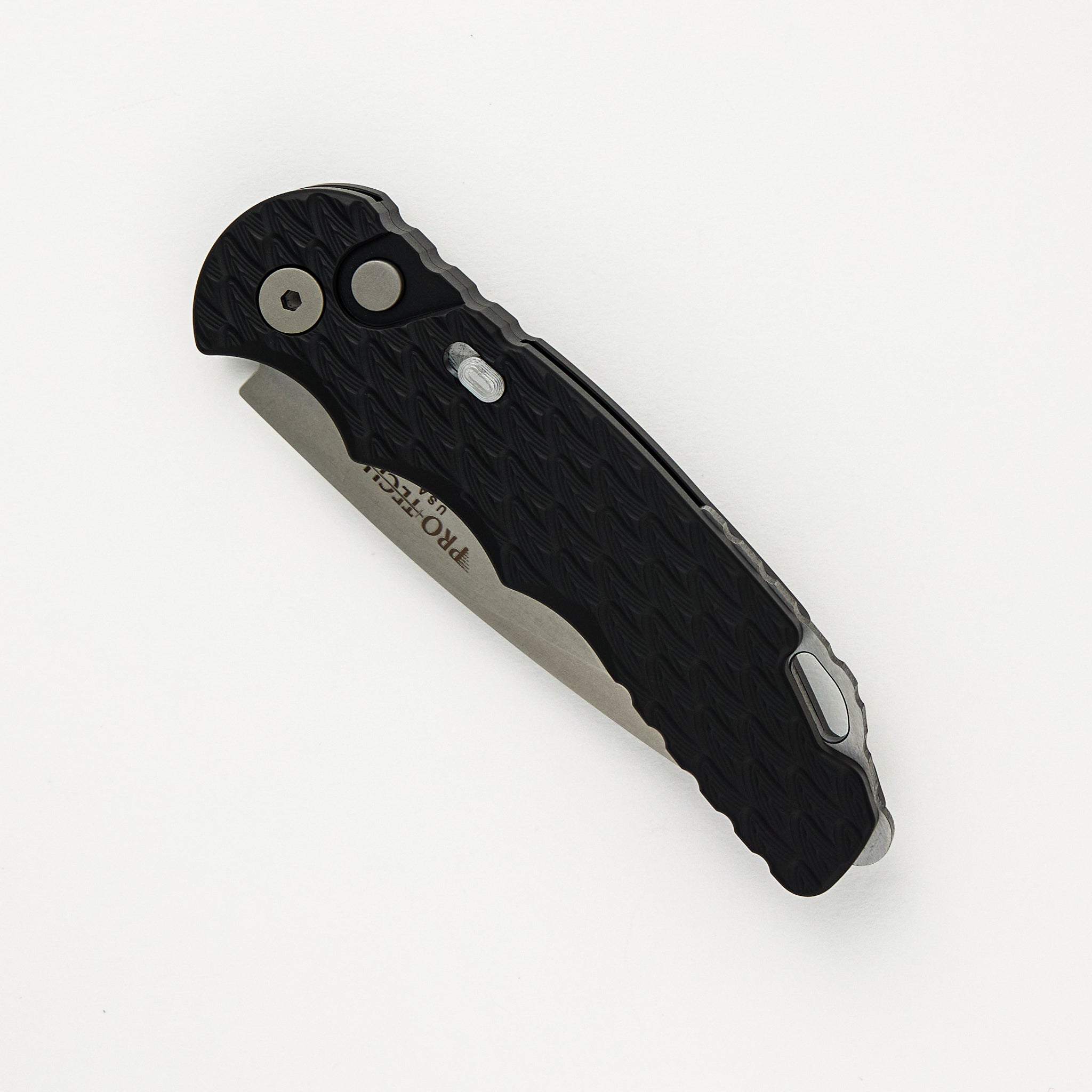 Pro-Tech Knives Tactical Response 5 Auto – Black Handle W/ Feather Texture - S35VN Blade - T505 F