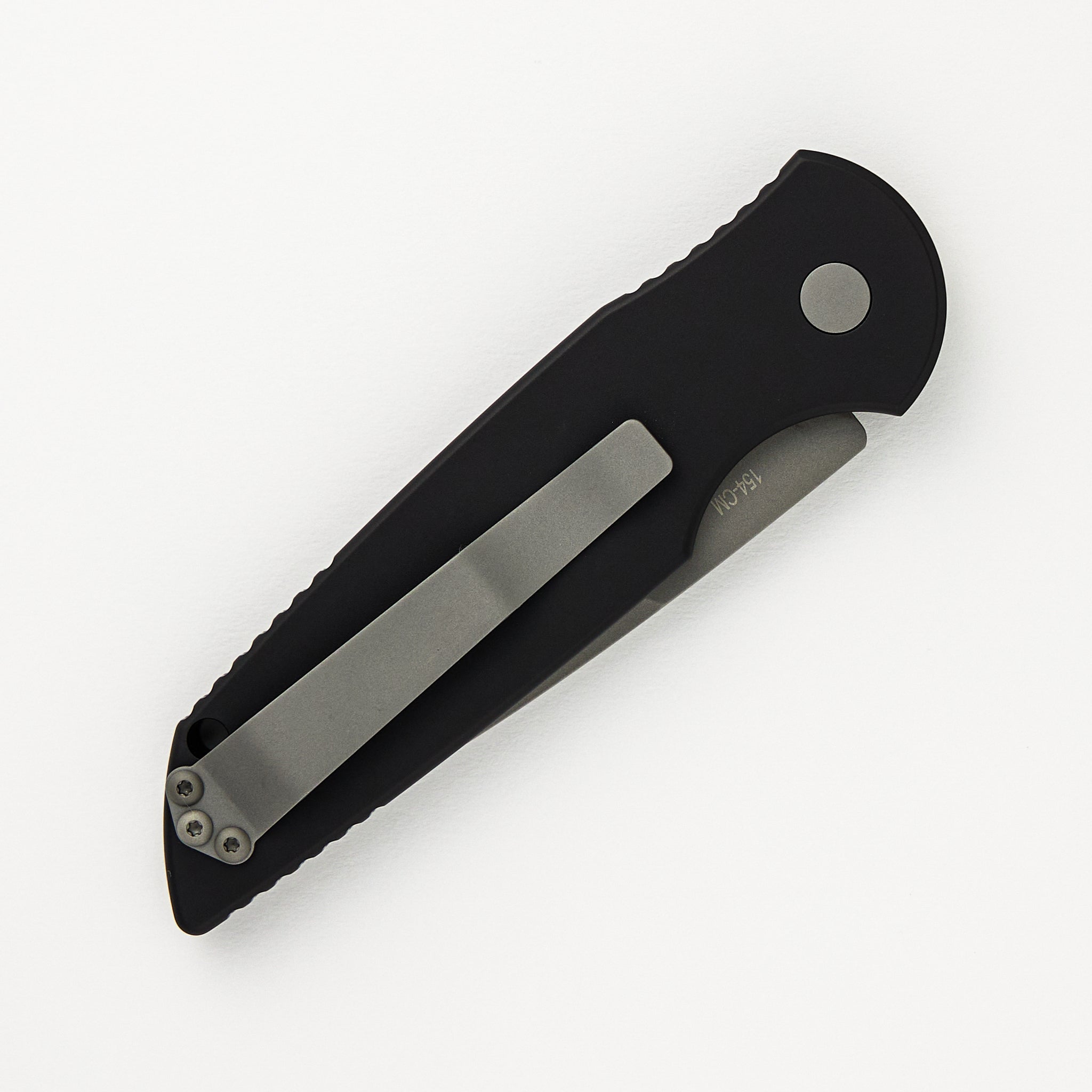 Pro-Tech Knives Tactical Response 3 – Black Handle W/ Grooves - Blasted Blade TR-3