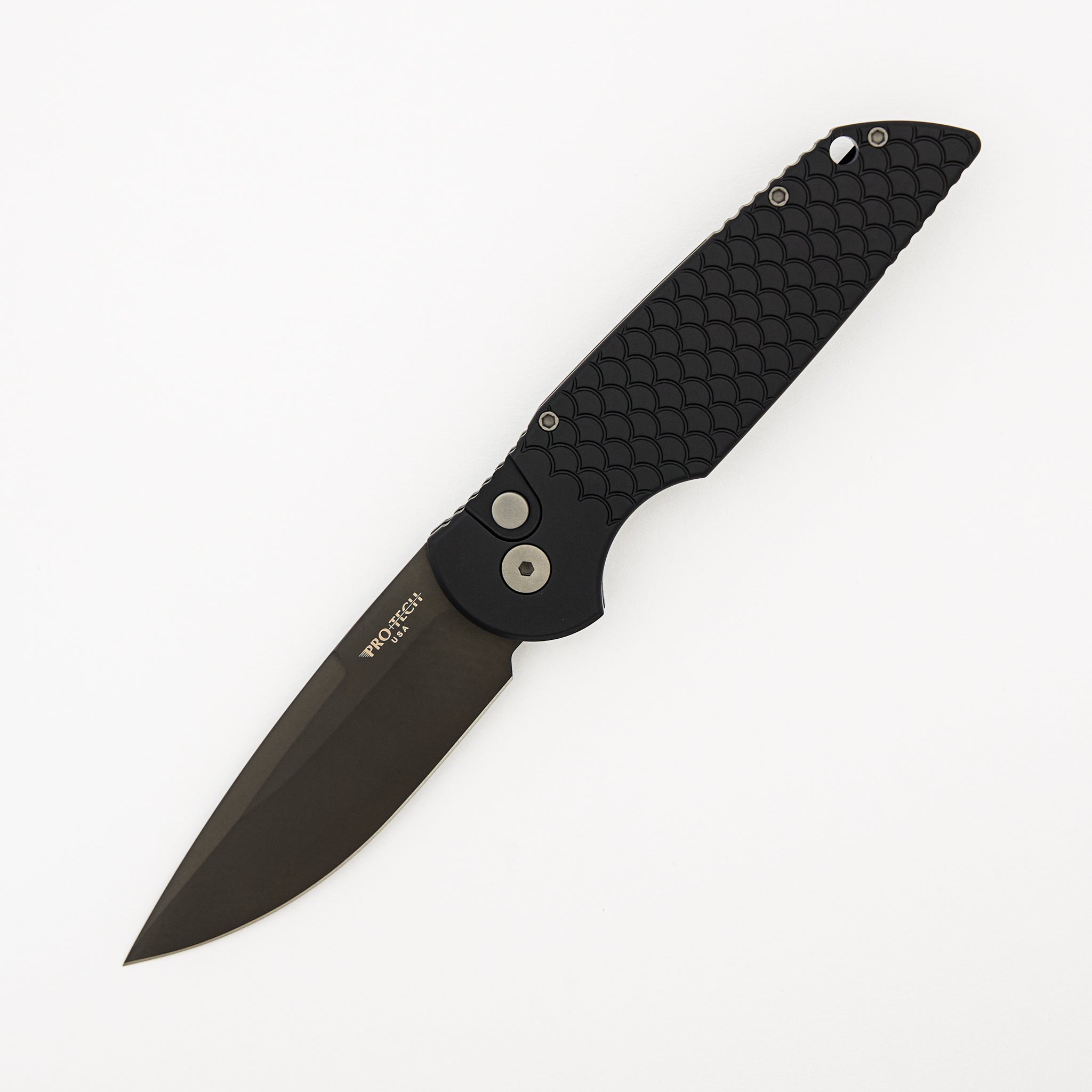 Tactical Response 3 - TR-3 X1 MC - Black "Fish Scale" Handle - MagnaCut Blade