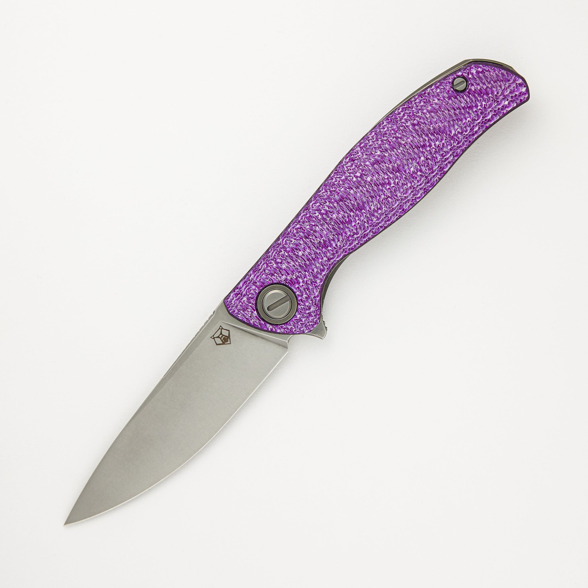 Shirogorov F3 - Elmax Blade - Purple Alutex Handle - MRBS