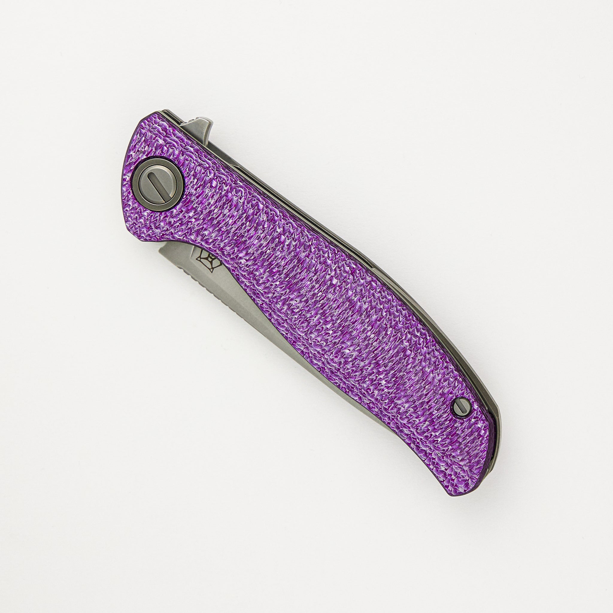 Shirogorov F3 - Elmax Blade - Purple Alutex Handle - MRBS