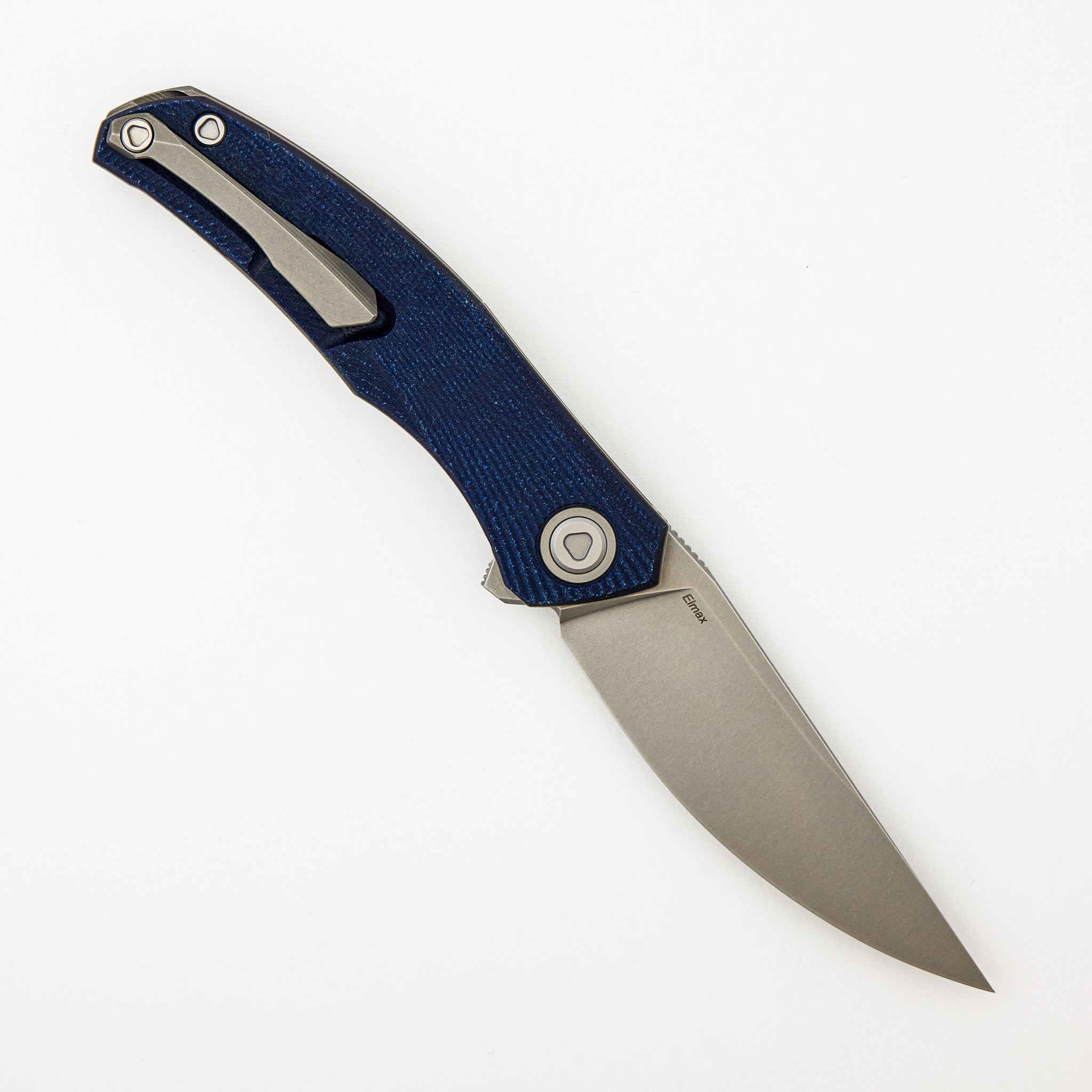 Ursus Q95 - Blue Micarta Handle - Elmax Blade - MRBS