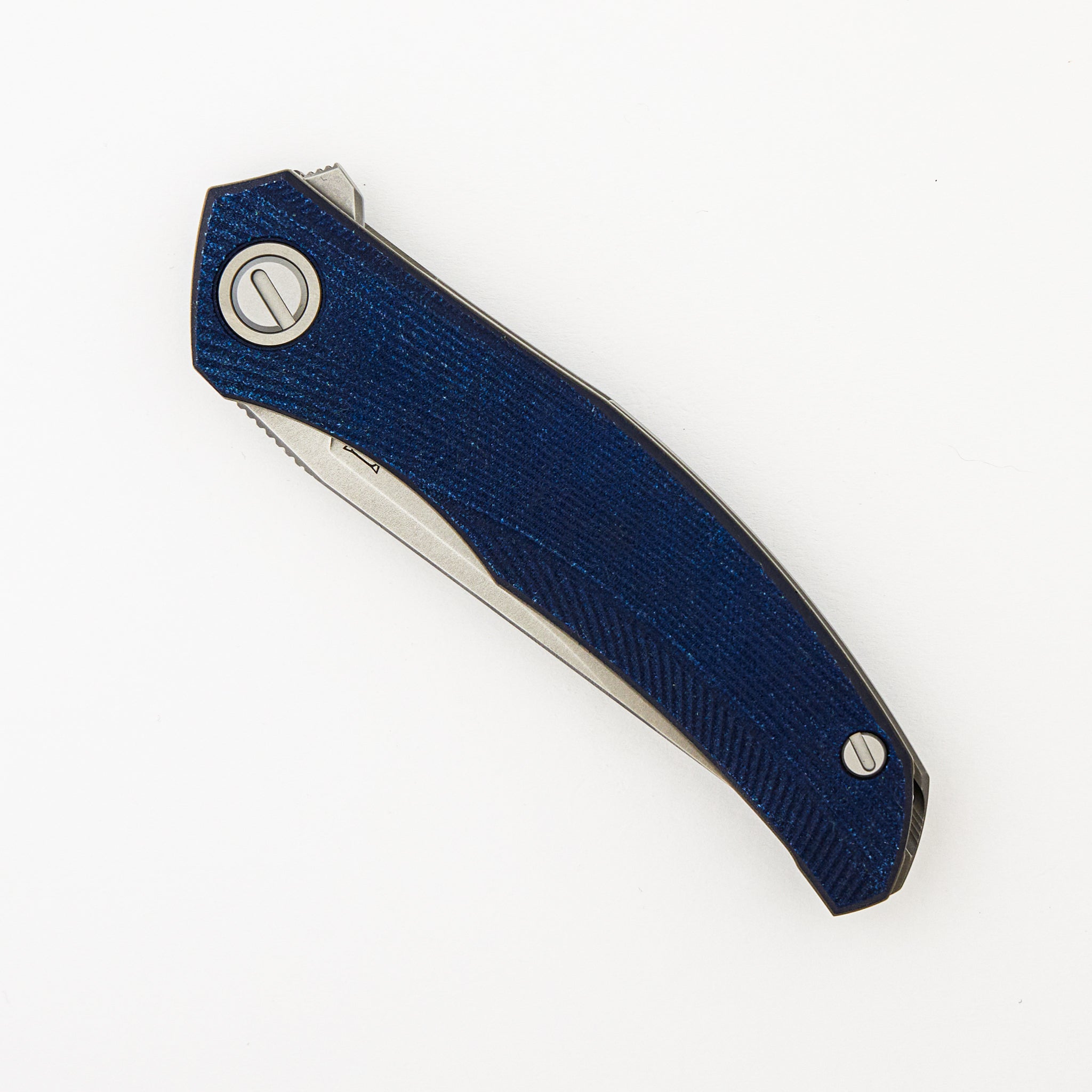 Ursus Q95 - Blue Micarta Handle - Elmax Blade - MRBS