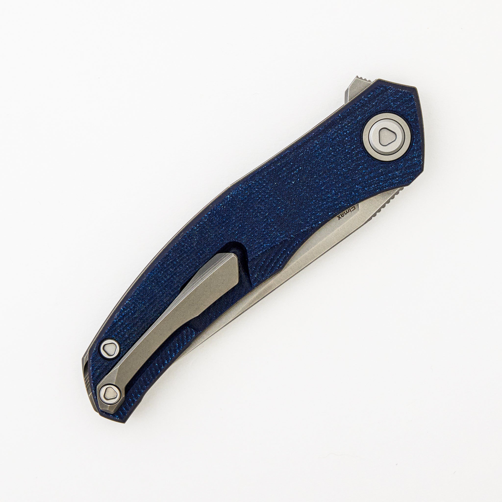 Ursus Q95 - Blue Micarta Handle - Elmax Blade - MRBS