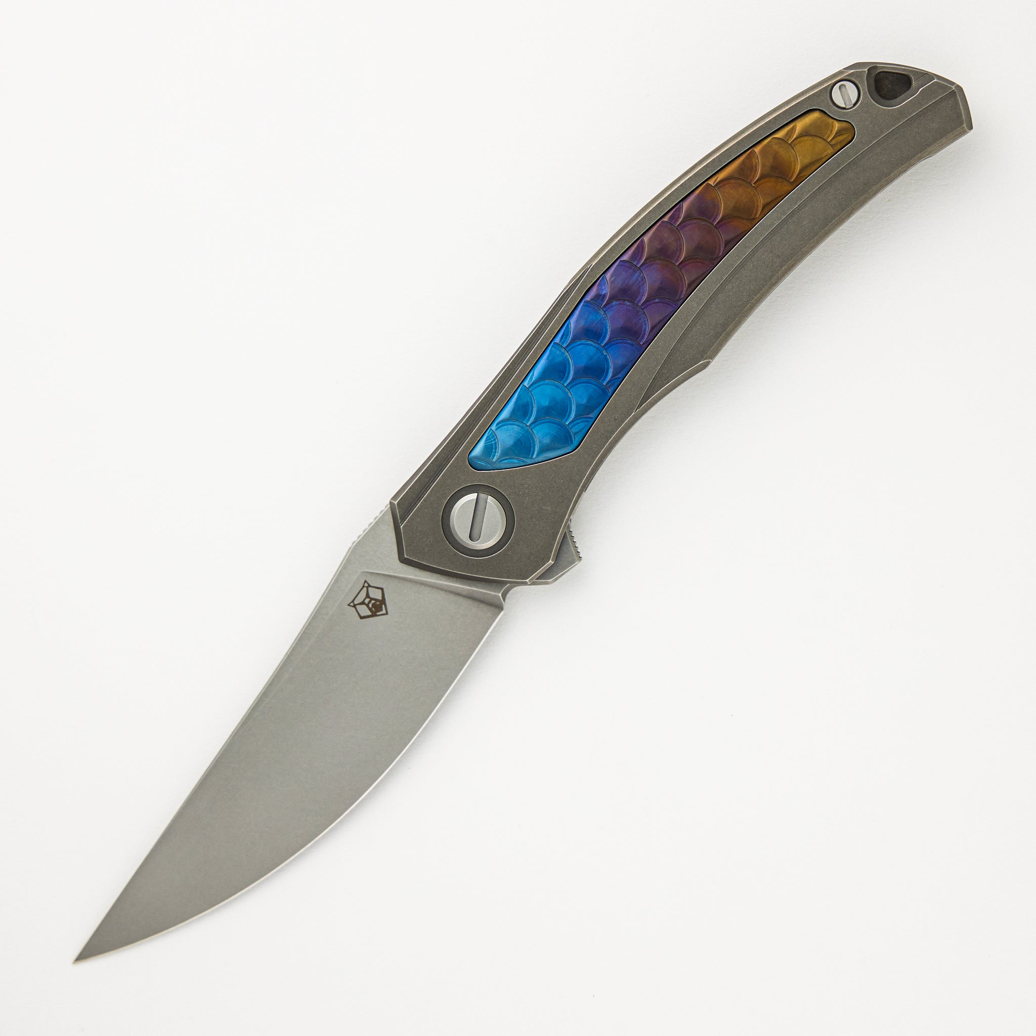 Shirogorov Knives / John Barker Quantum Dragon "Spectrum" – Cromax PM Blade – MRBS