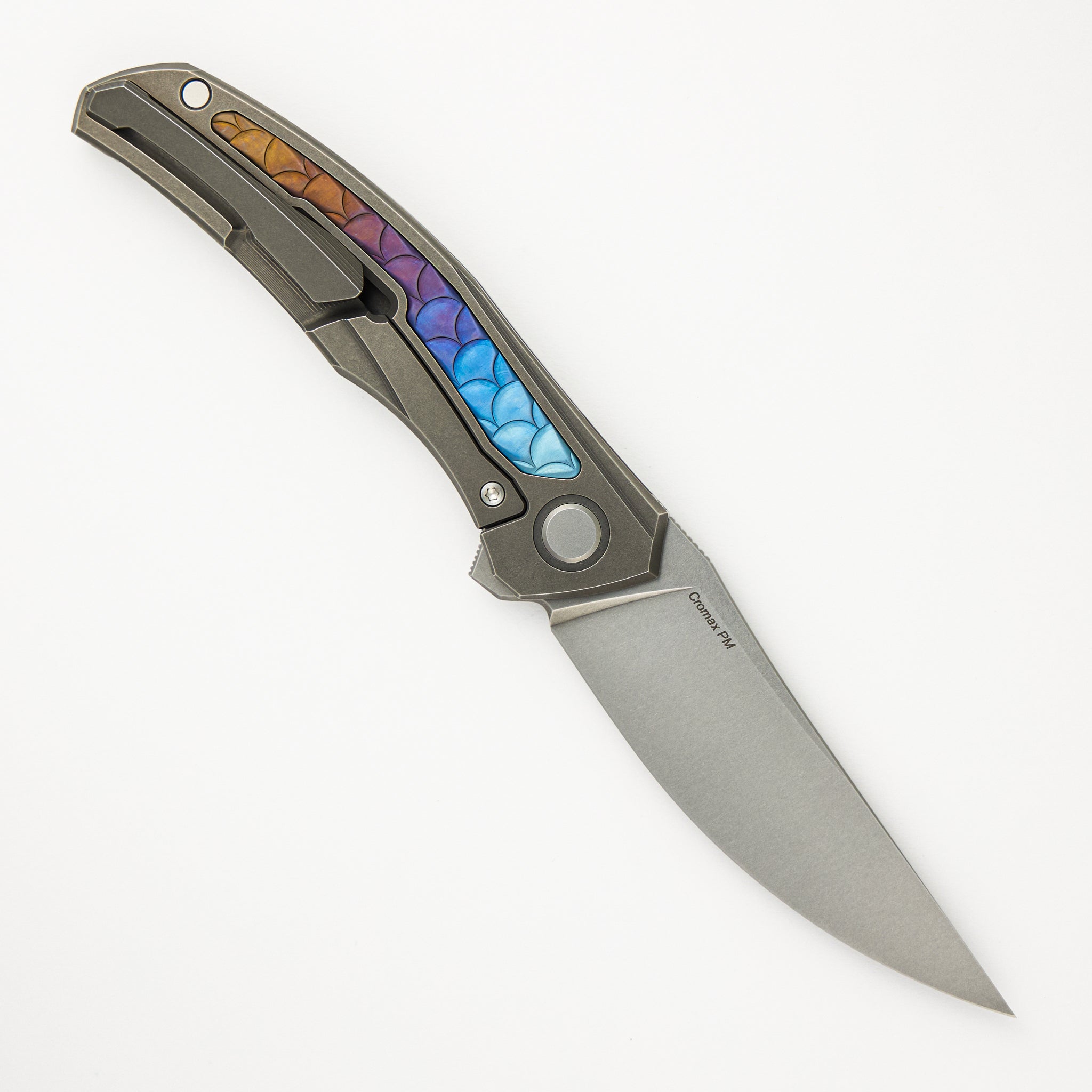 Shirogorov Knives / John Barker Quantum Dragon "Spectrum" – Cromax PM Blade – MRBS - Completed