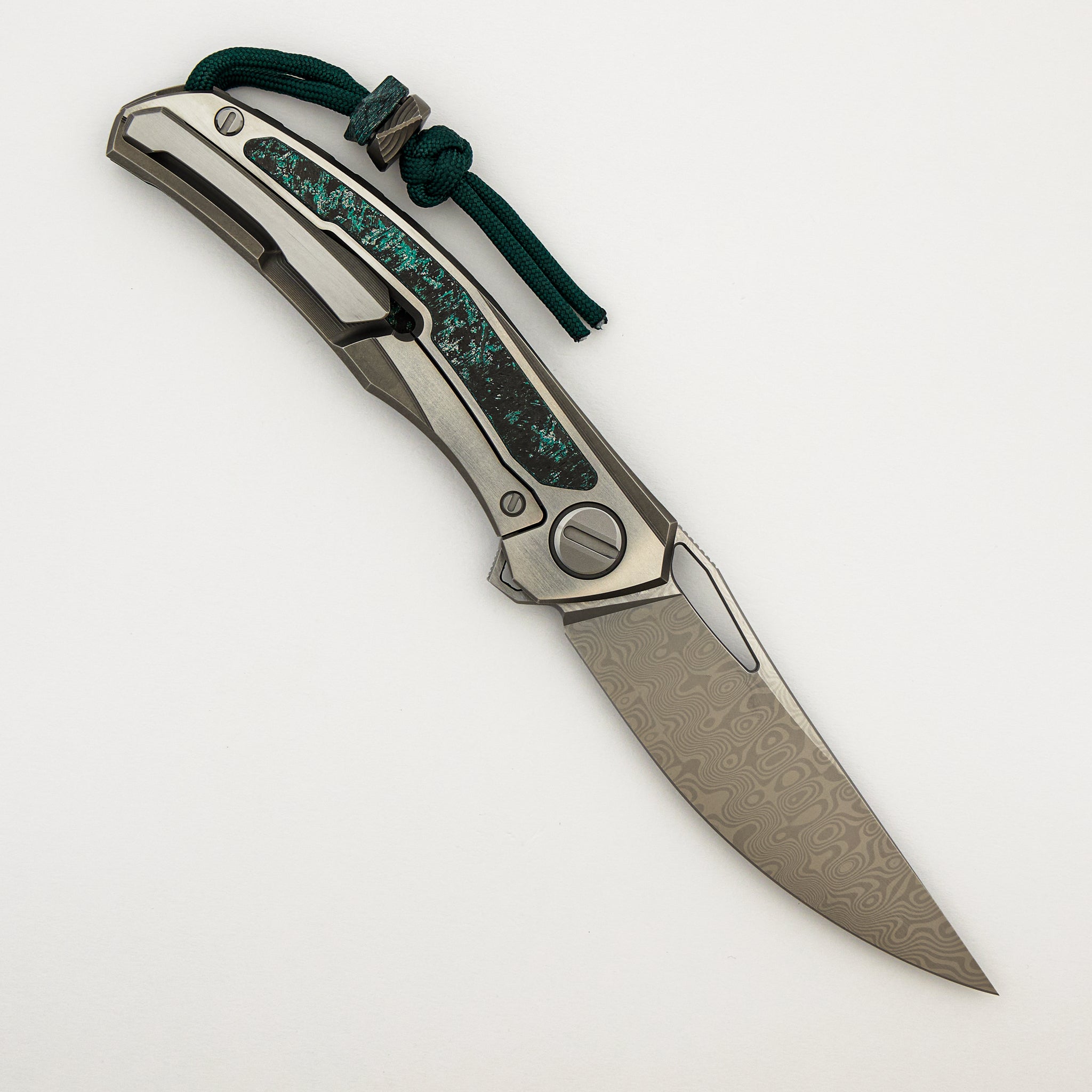 R1 Invitational - Quantium TKM - Titanium/Teal Magnetic CarboTi Handle - ZDI-E Blade - MRBS