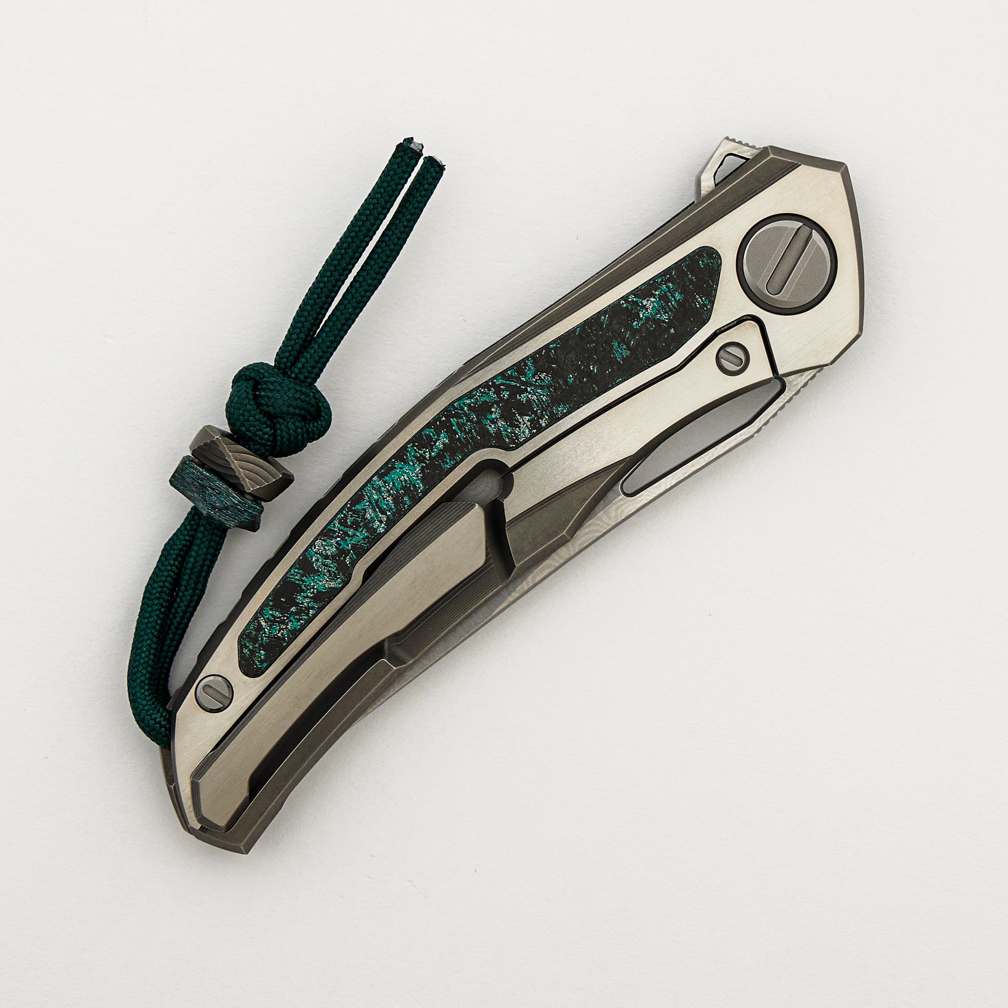 R1 Invitational - Quantium TKM - Titanium/Teal Magnetic CarboTi Handle - ZDI-E Blade - MRBS
