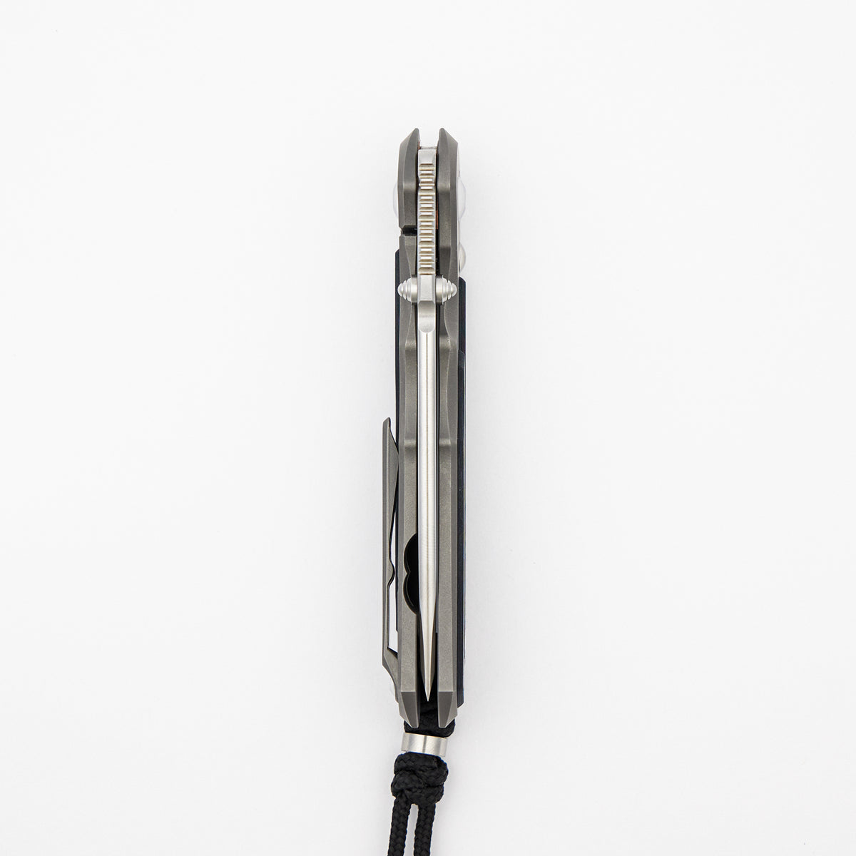 Large Inkosi - Ocean Blue CarboTi Inlay - Tanto CPM MagnaCut Blade - MIM Clip