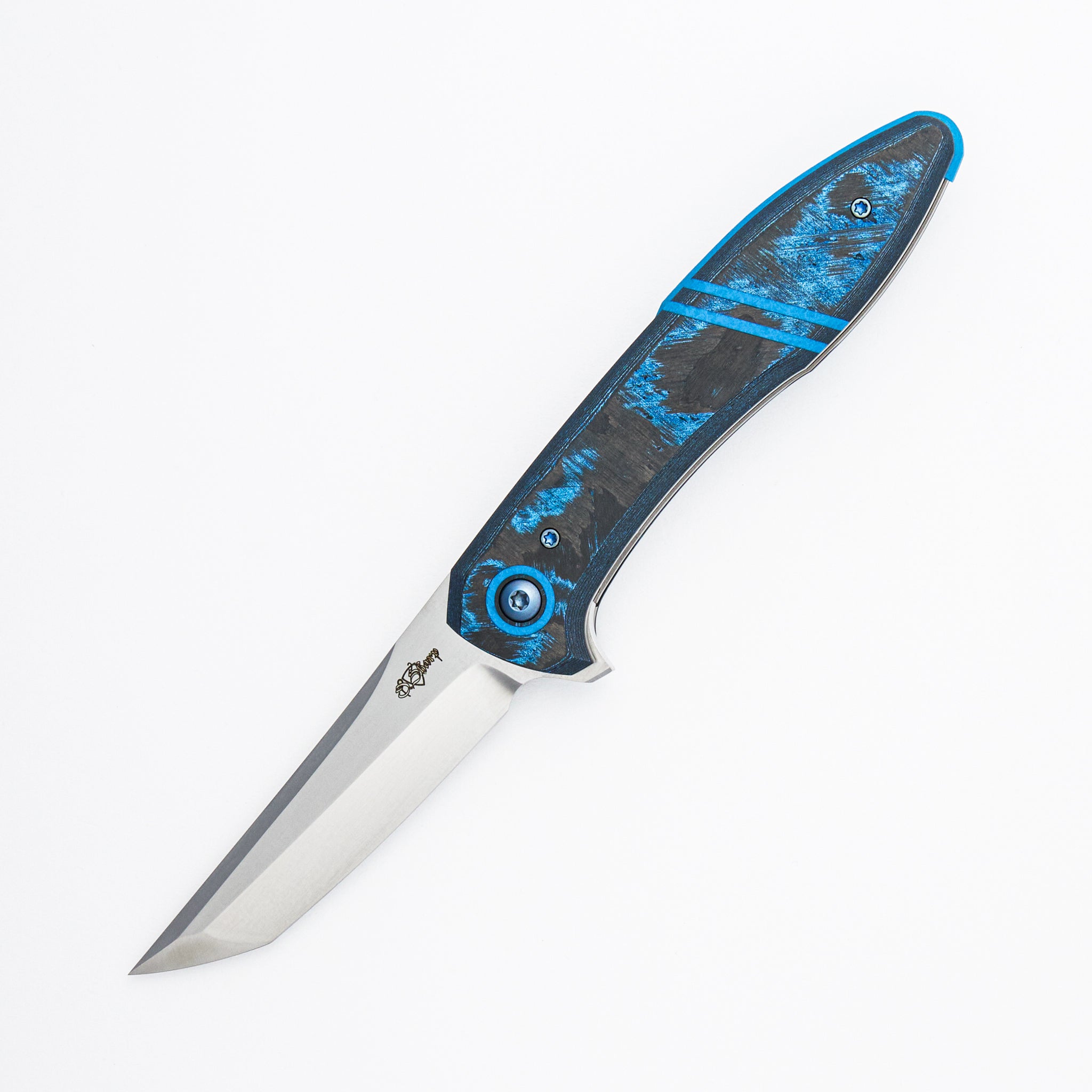 ブルーツリー　3デック TR-3 Integrity - Blue Aluminum Handle - S35VN Blade - INT101-BLUE