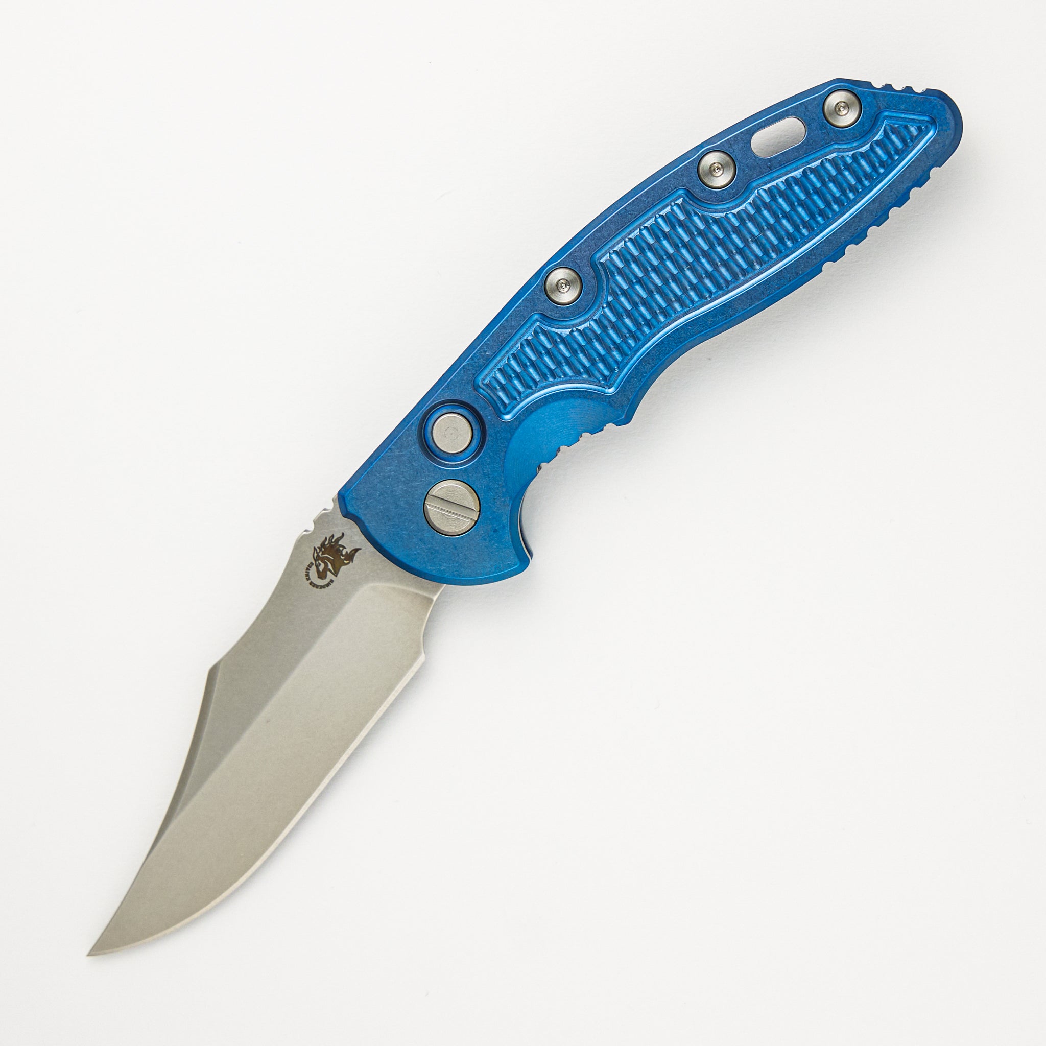 Hinderer XM-18 3.5″ – Auto – Bowie S45VN Blade – Stonewash Blue