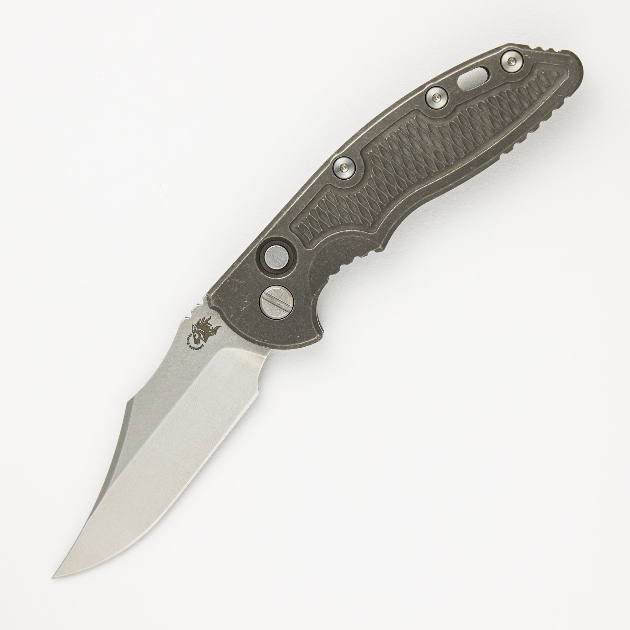 Hinderer XM-18 3.5″ – Auto – Stonewash Bowie S45VN Blade – Working Finish