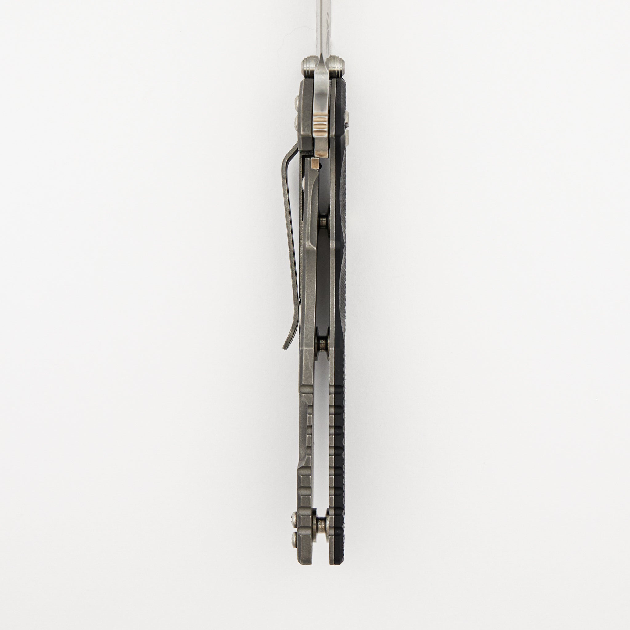 Eklipse 3.5" - MagnaCut Skinny Fullered Harpoon Spearpoint - Tri-Way - Working Finish - Black G10