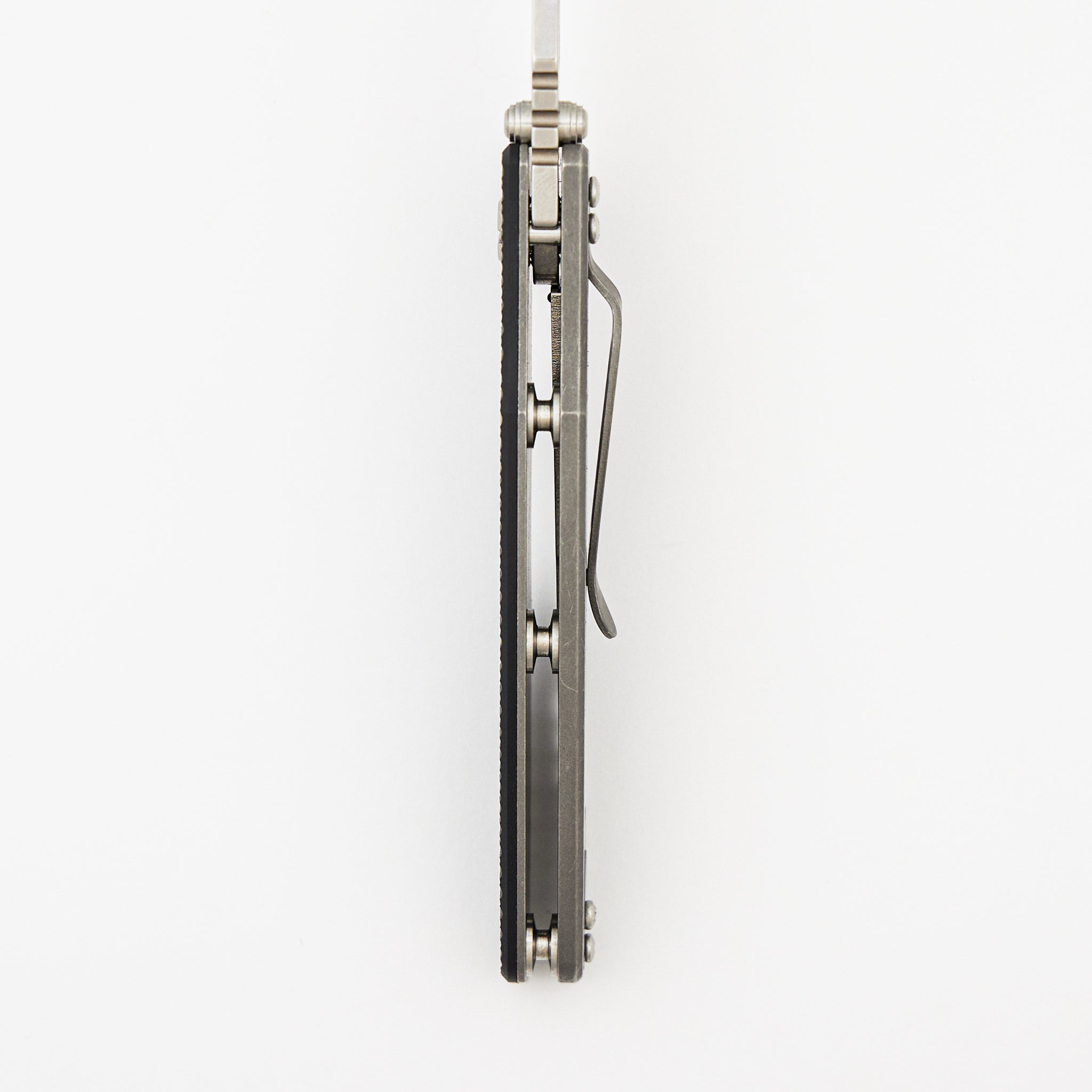 Eklipse 3.5" - MagnaCut Skinny Fullered Harpoon Spearpoint - Tri-Way - Working Finish - Black G10