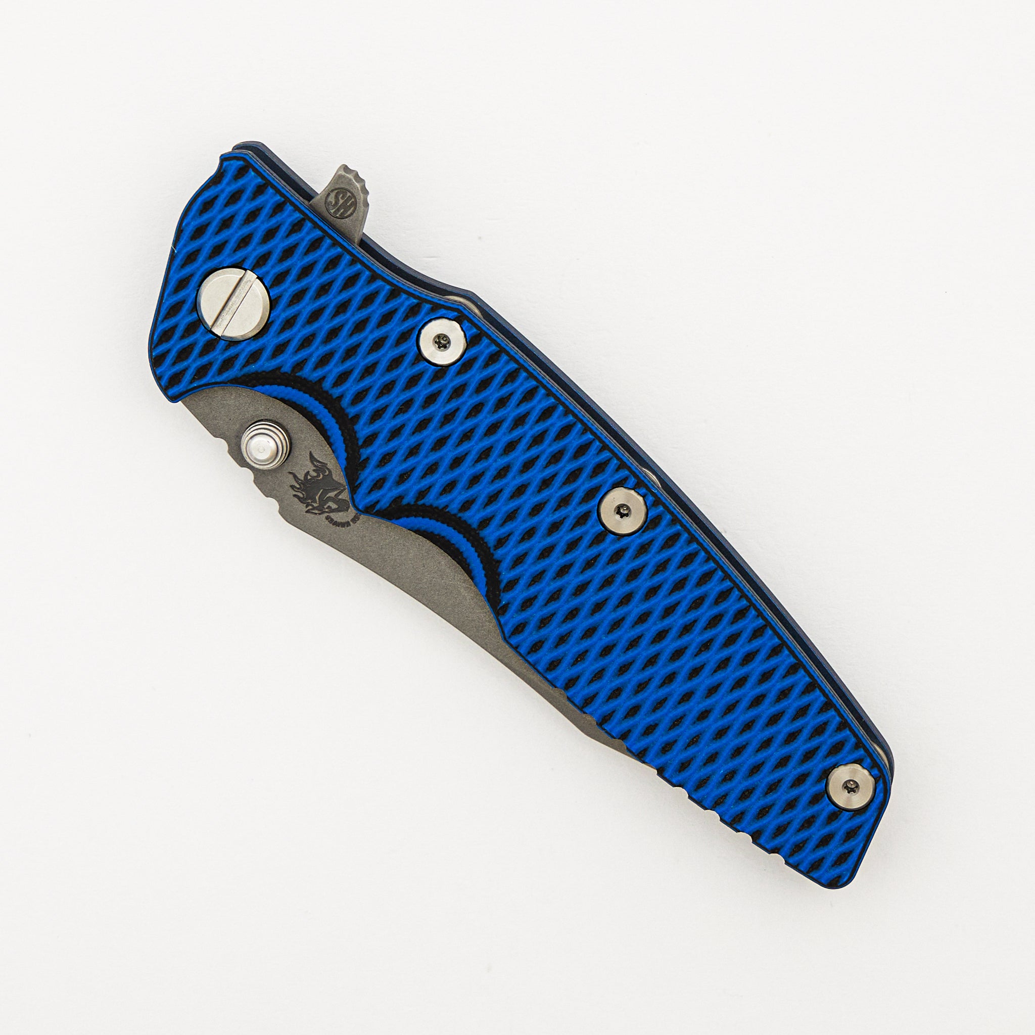 Eklipse 3.5" - MagnaCut Skinny Slicer - Hollow Grind - Tri-Way - Battle Blue - Blue/Black G10