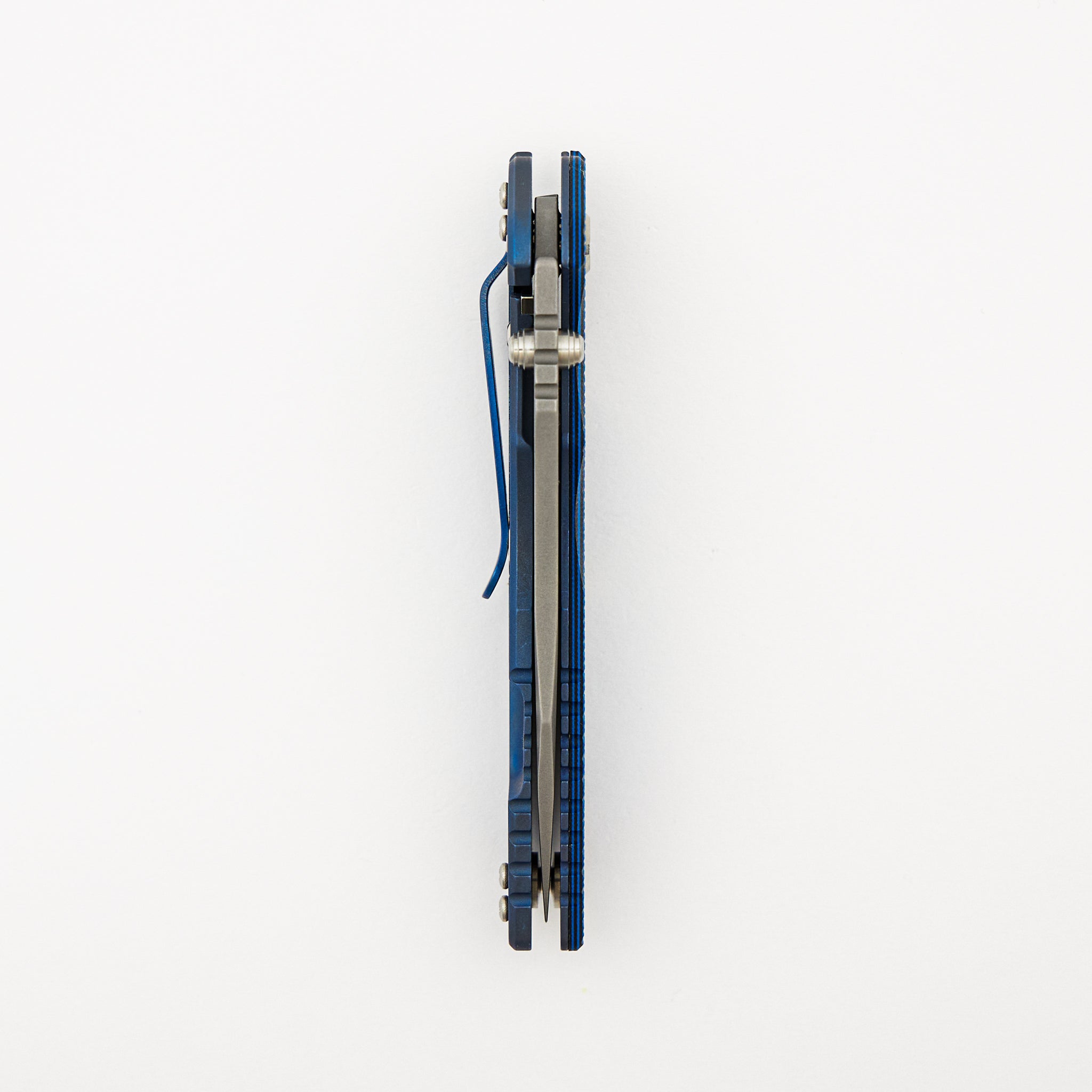 Eklipse 3.5" - MagnaCut Skinny Slicer - Hollow Grind - Tri-Way - Battle Blue - Blue/Black G10