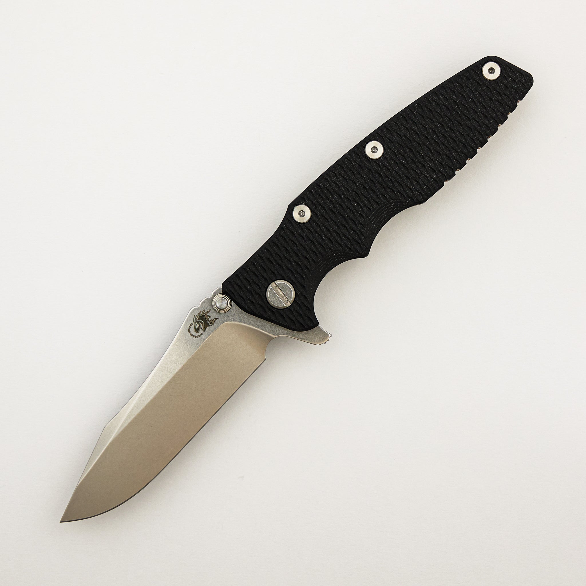 Eklipse 3.5" - S45VN Spearpoint - Tri-Way - Stonewash Bronze - Black G10