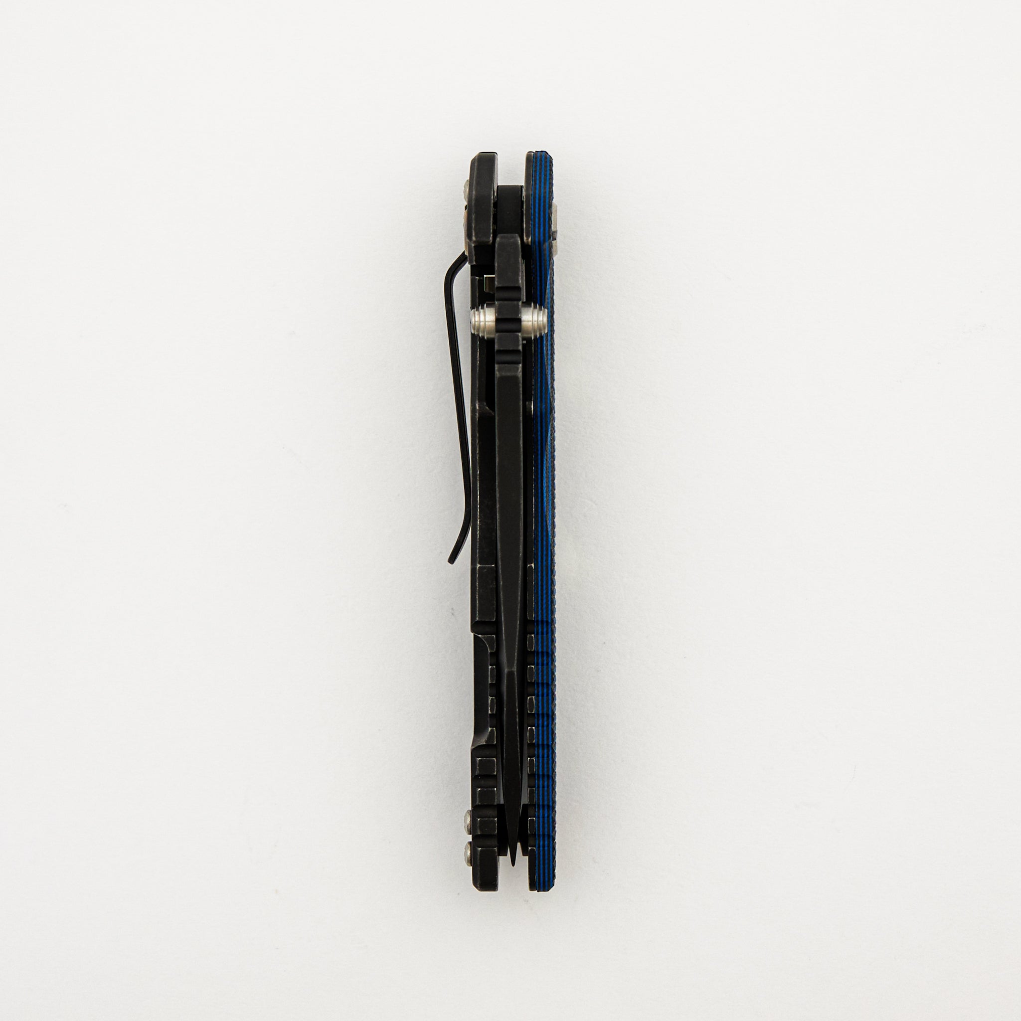 Eklipse 3.5" - S45VN Spearpoint - Tri-Way - Battle Black - Blue/Black G10