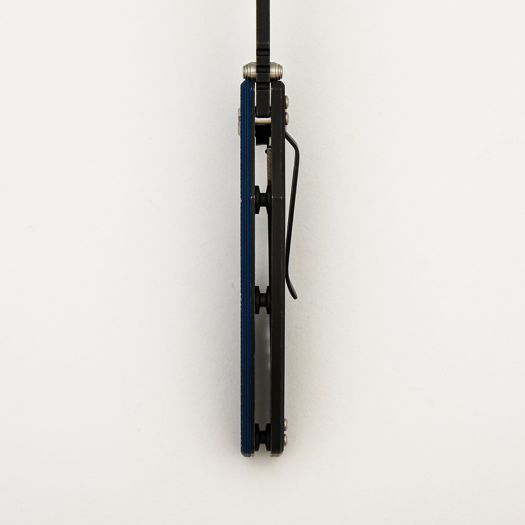 Eklipse 3.5" - S45VN Spearpoint - Tri-Way - Battle Black - Blue/Black G10