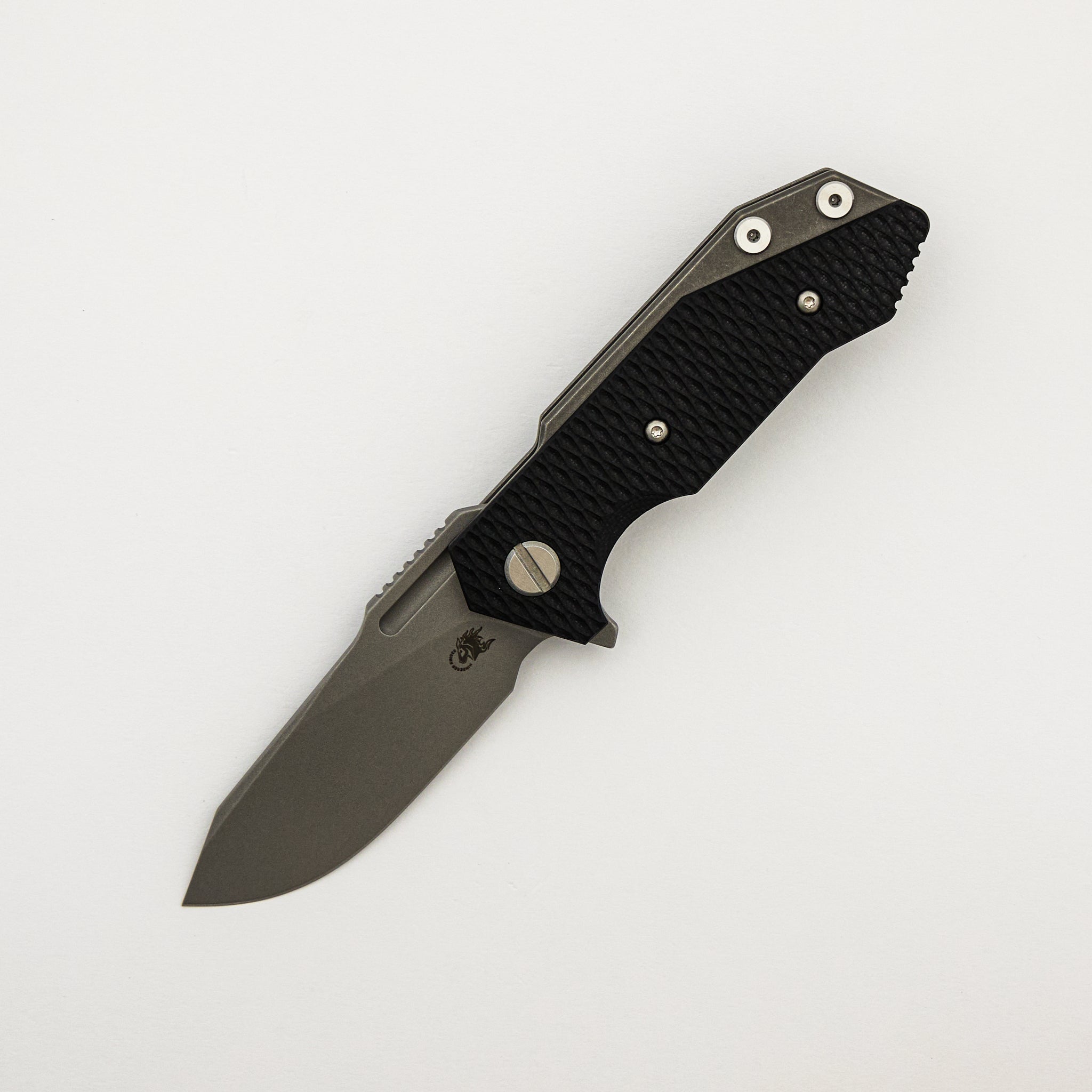 NeOn NL – ELMAX BLADE – TITANIUM HANDLE W- BLACK-WHITE CRAZY MICARTA I