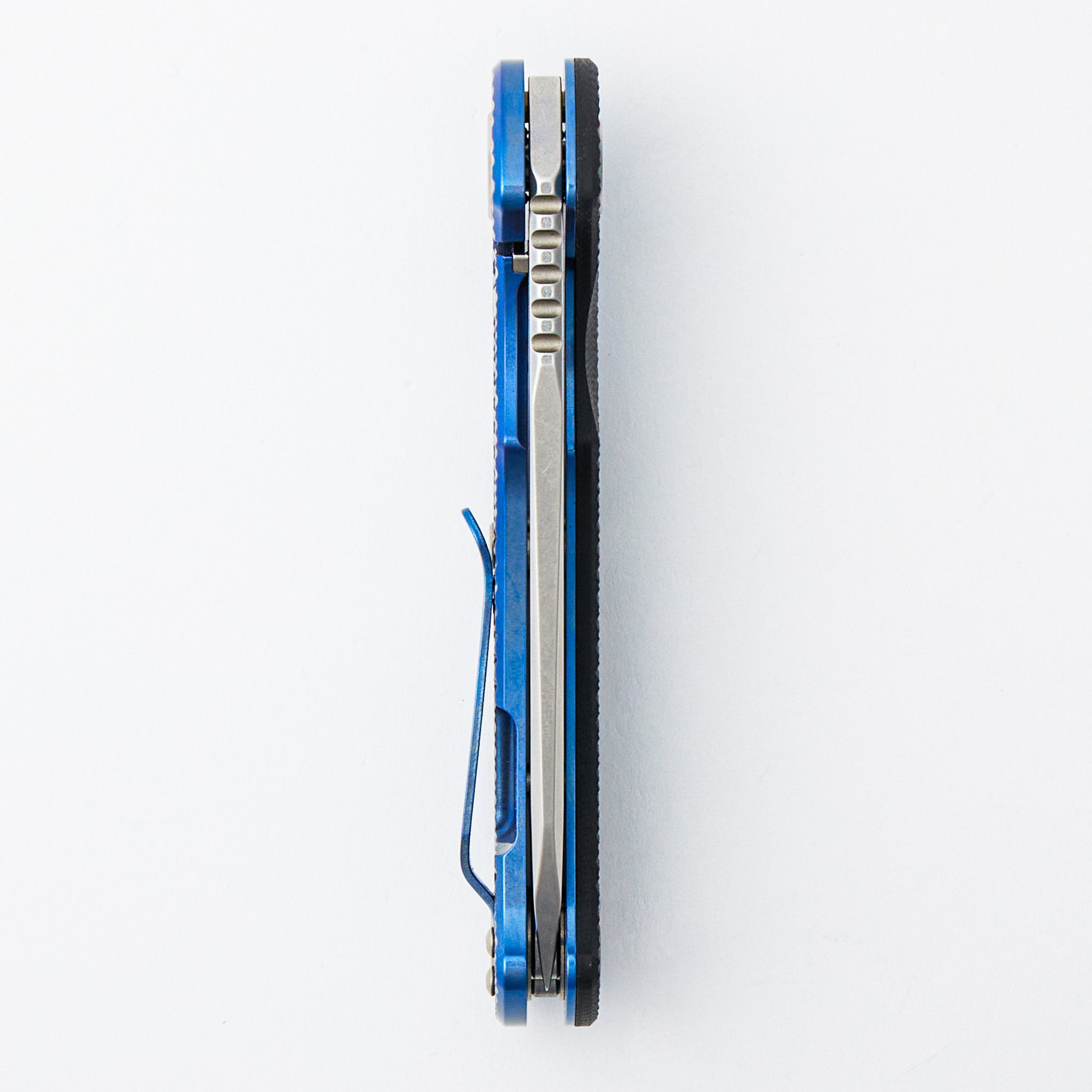 Project X - MagnaCut Sheepsfoot - Tri-Way - Stonewash Blue - Black G10