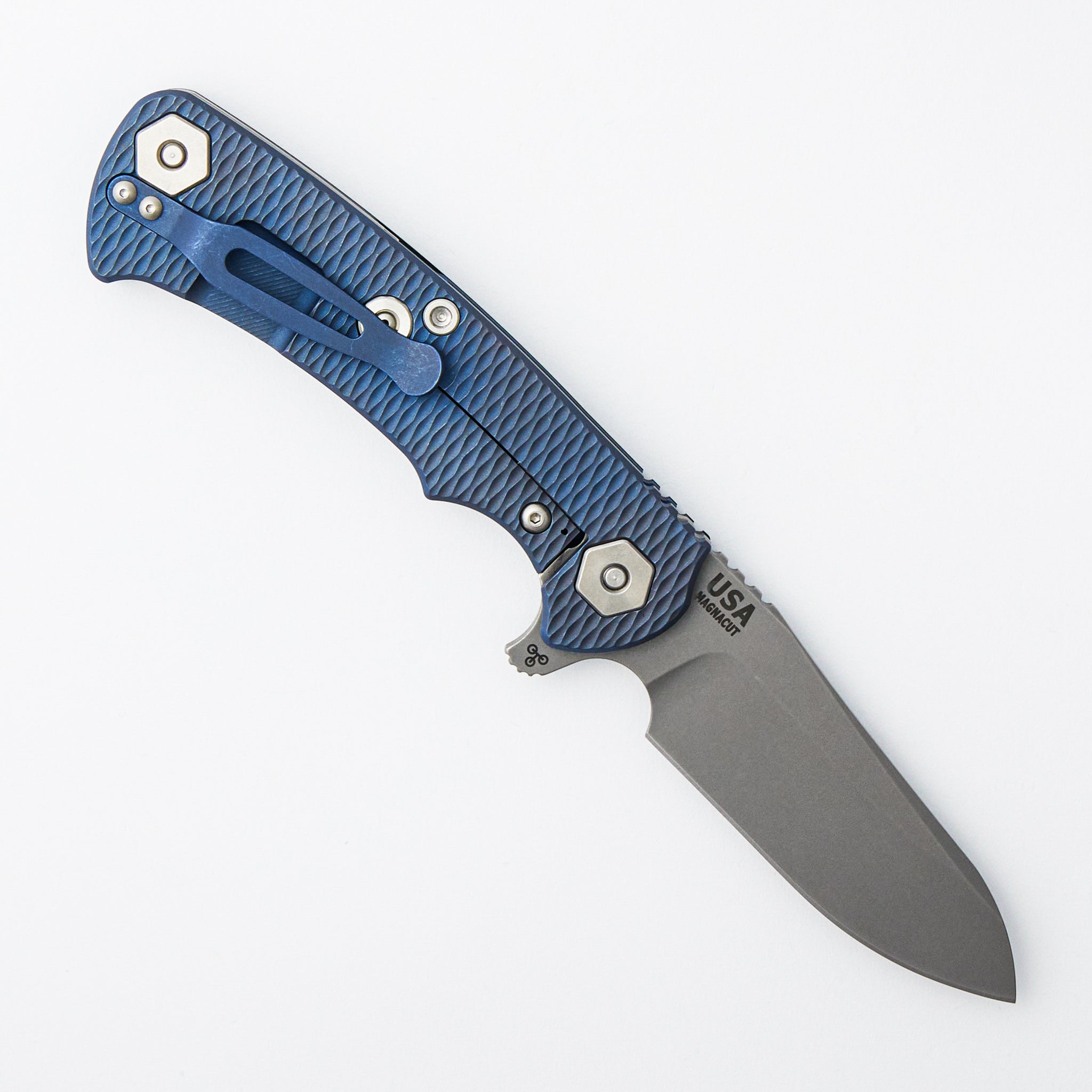 Project X - MagnaCut Sheepsfoot - Tri-Way - Battle Blue - Black G10