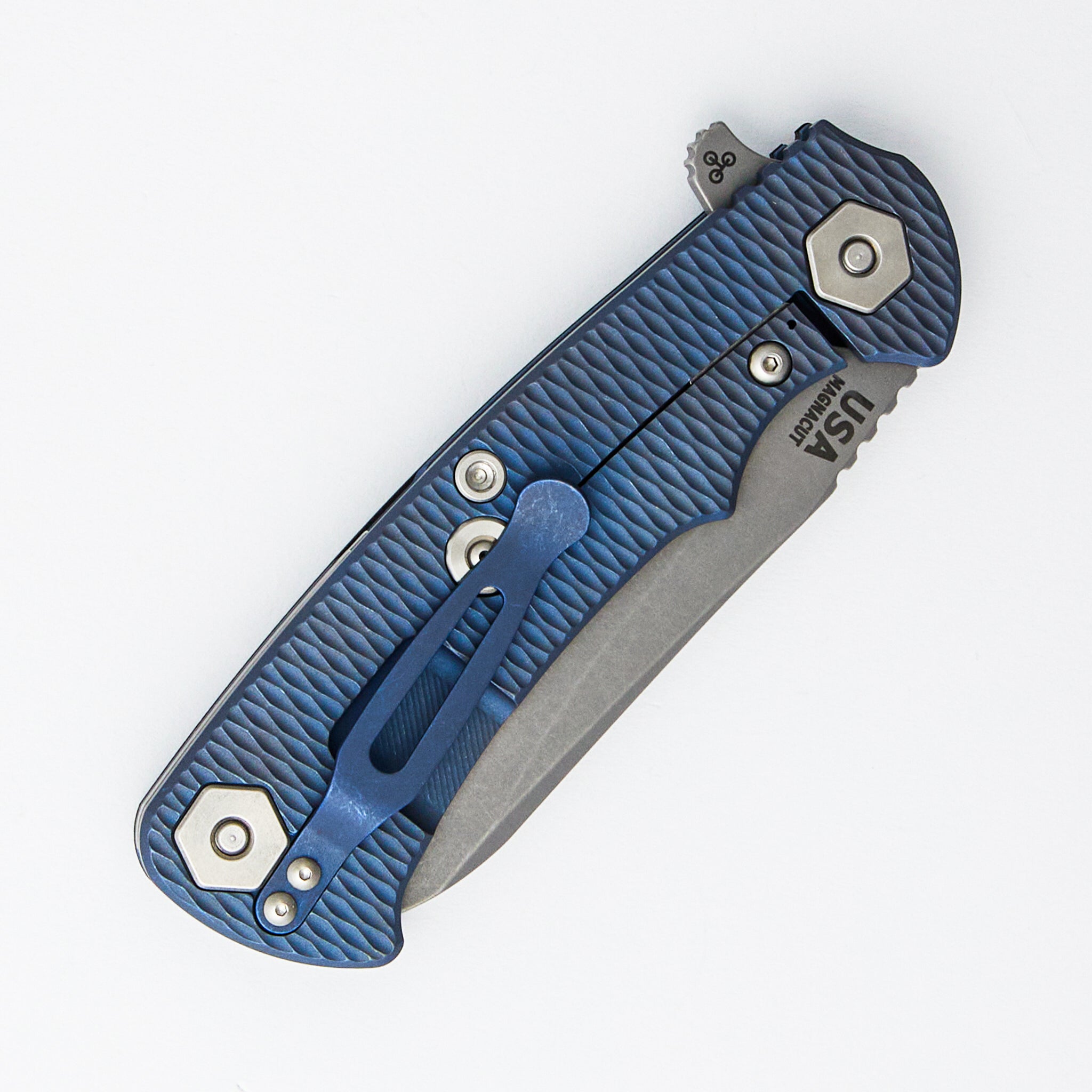 Project X - MagnaCut Sheepsfoot - Tri-Way - Battle Blue - Black G10