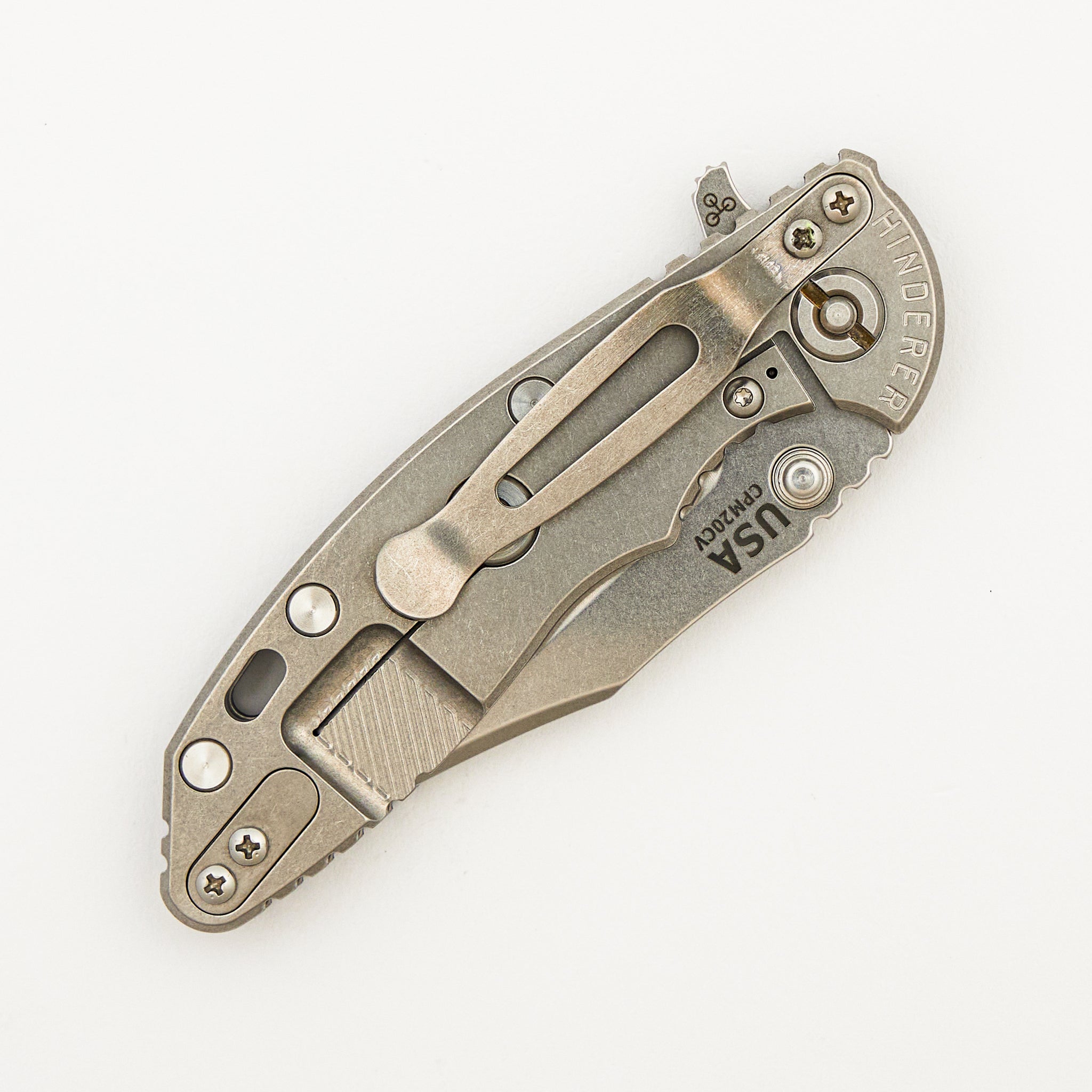 XM-18 3.0" - Bowie CPM-20CV Blade - Tri-Way - Stonewash - Black G10
