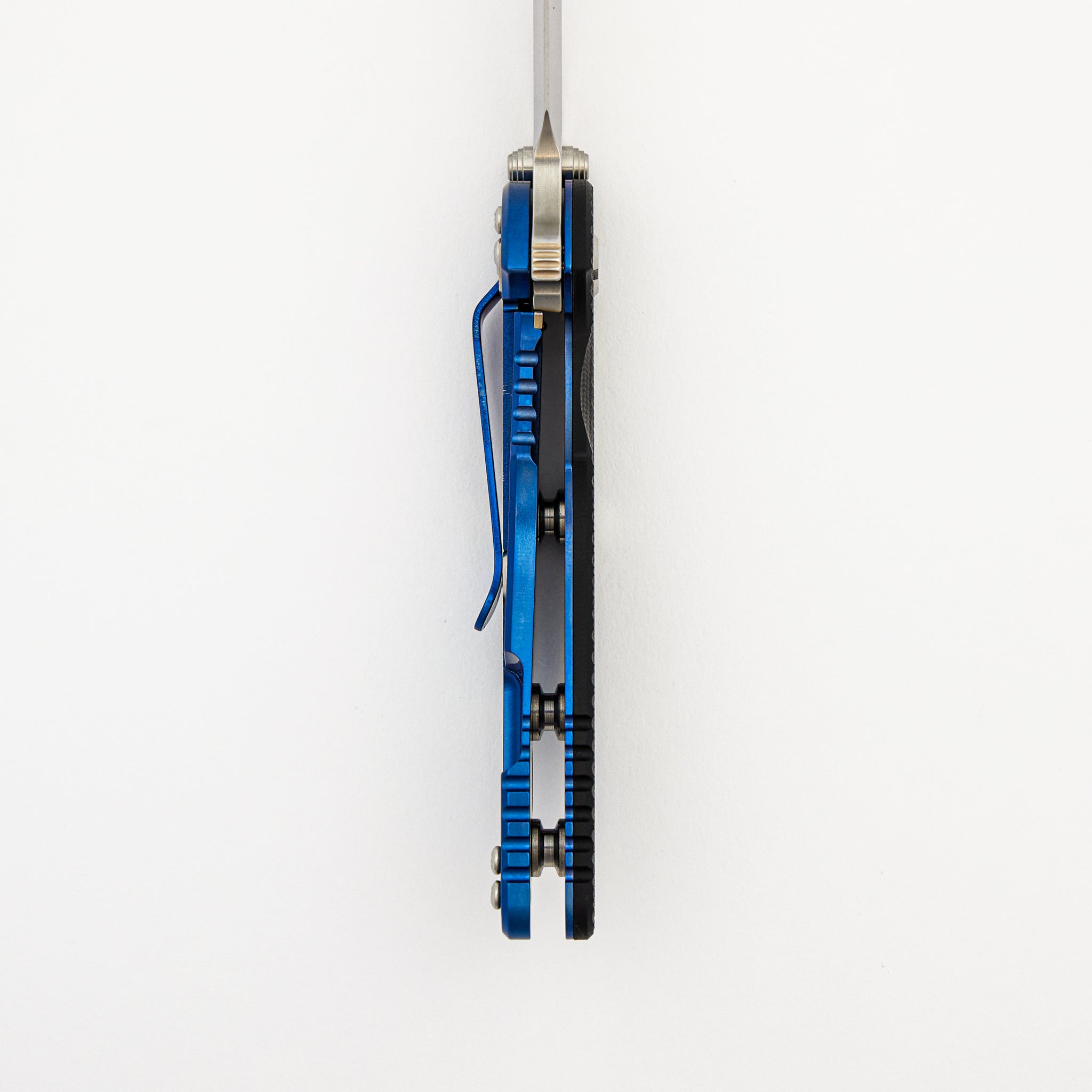 XM-18 3.25" - Spanto MagnaCut Blade - Tri-Way - Stonewash Blue - Black G10