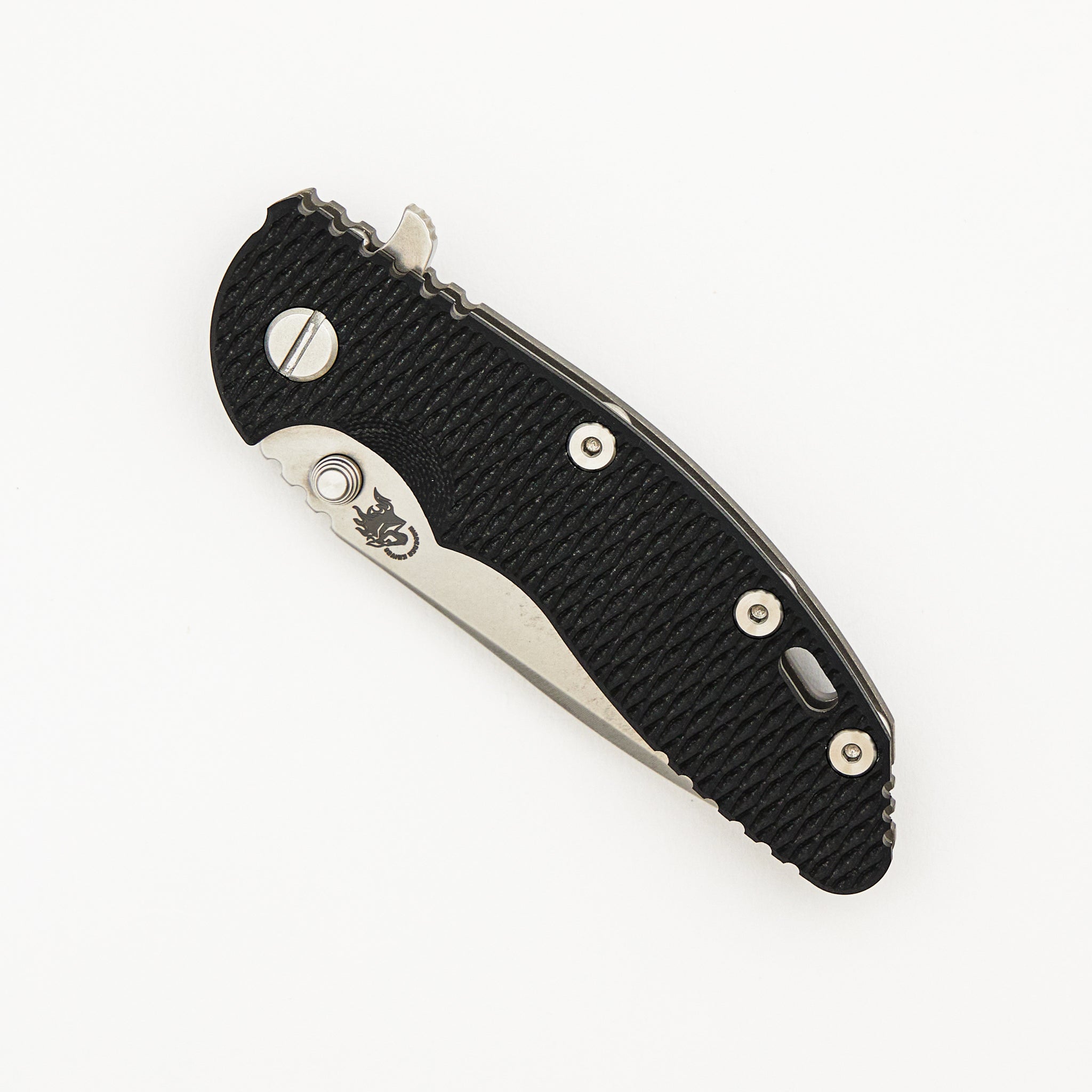 XM-18 3.25" - Spanto Stonewash MagnaCut Blade - Tri-Way - Working Finish - Black G10