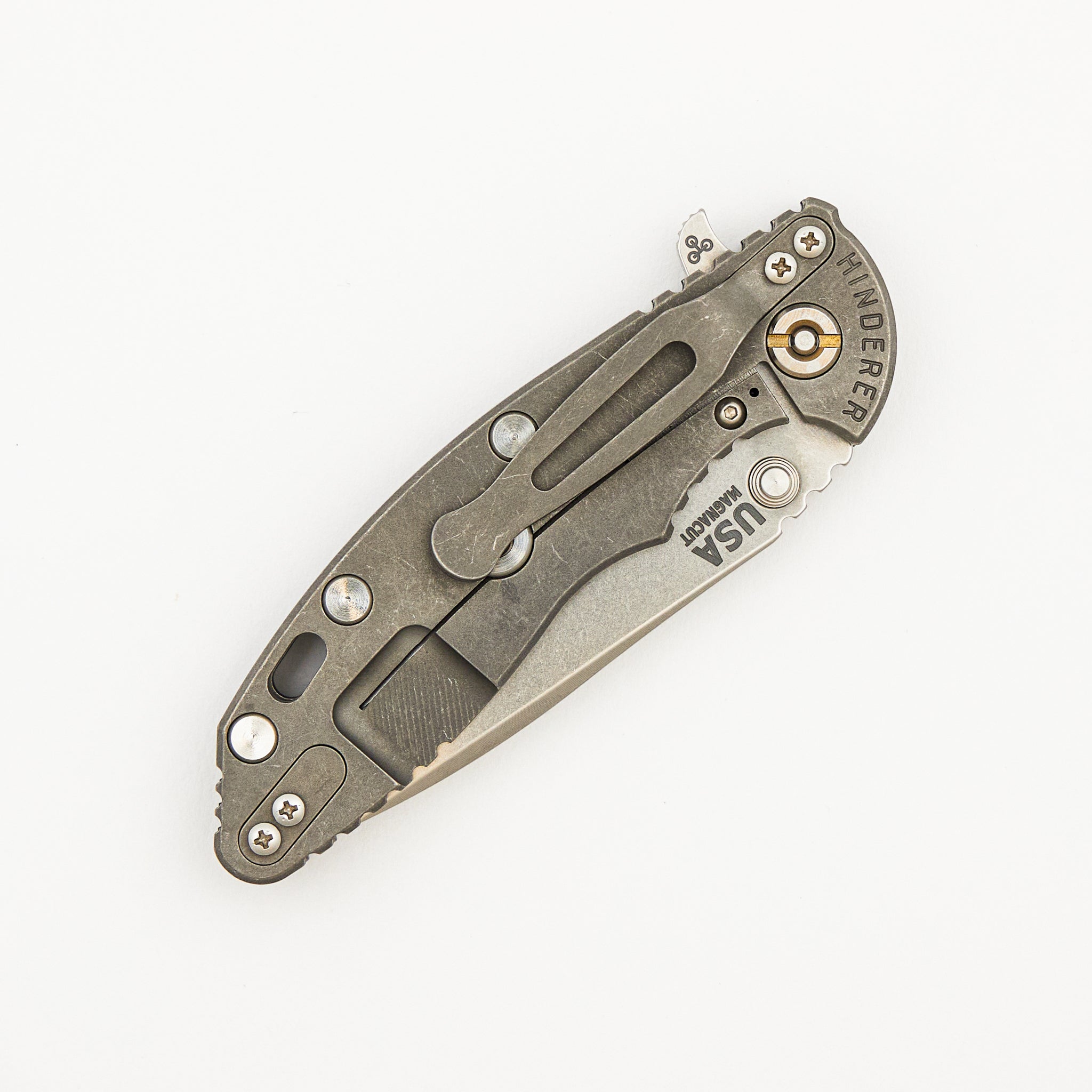 XM-18 3.25" - Spanto Stonewash MagnaCut Blade - Tri-Way - Working Finish - Black G10