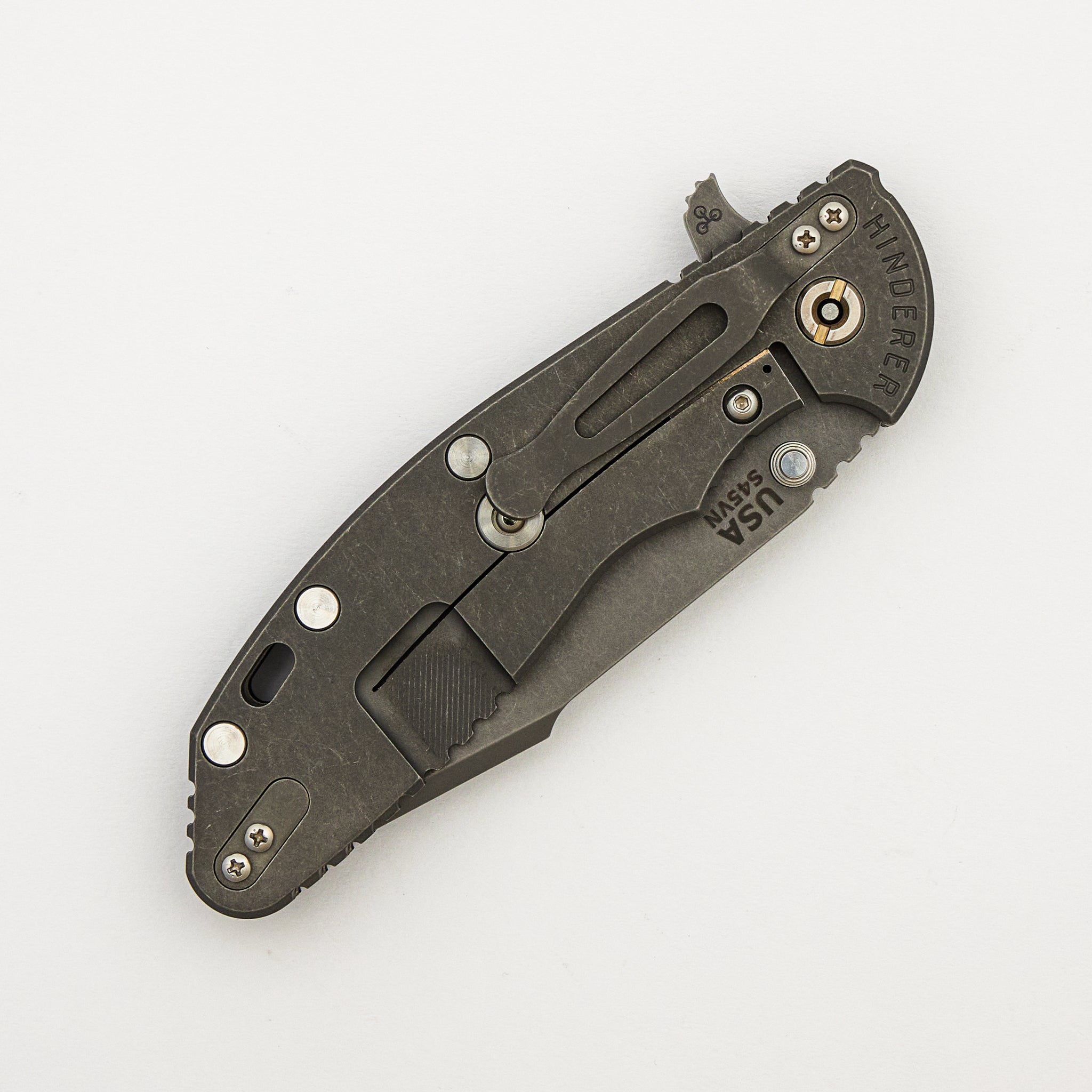 XM-24 4.0″ – S45VN Harpoon Spanto - Tri-Way - Working Finish - Black G10