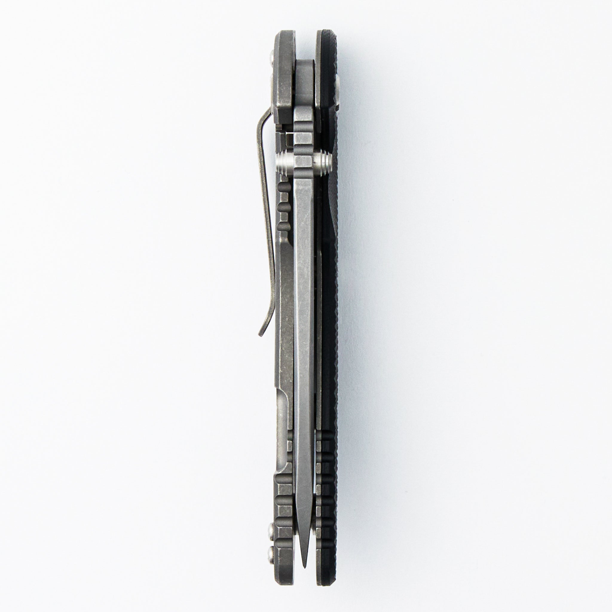 XM-18 3.5″ - MagnaCut Recurve - Non Flipper - Tri-Way - Working Finish - Black G10