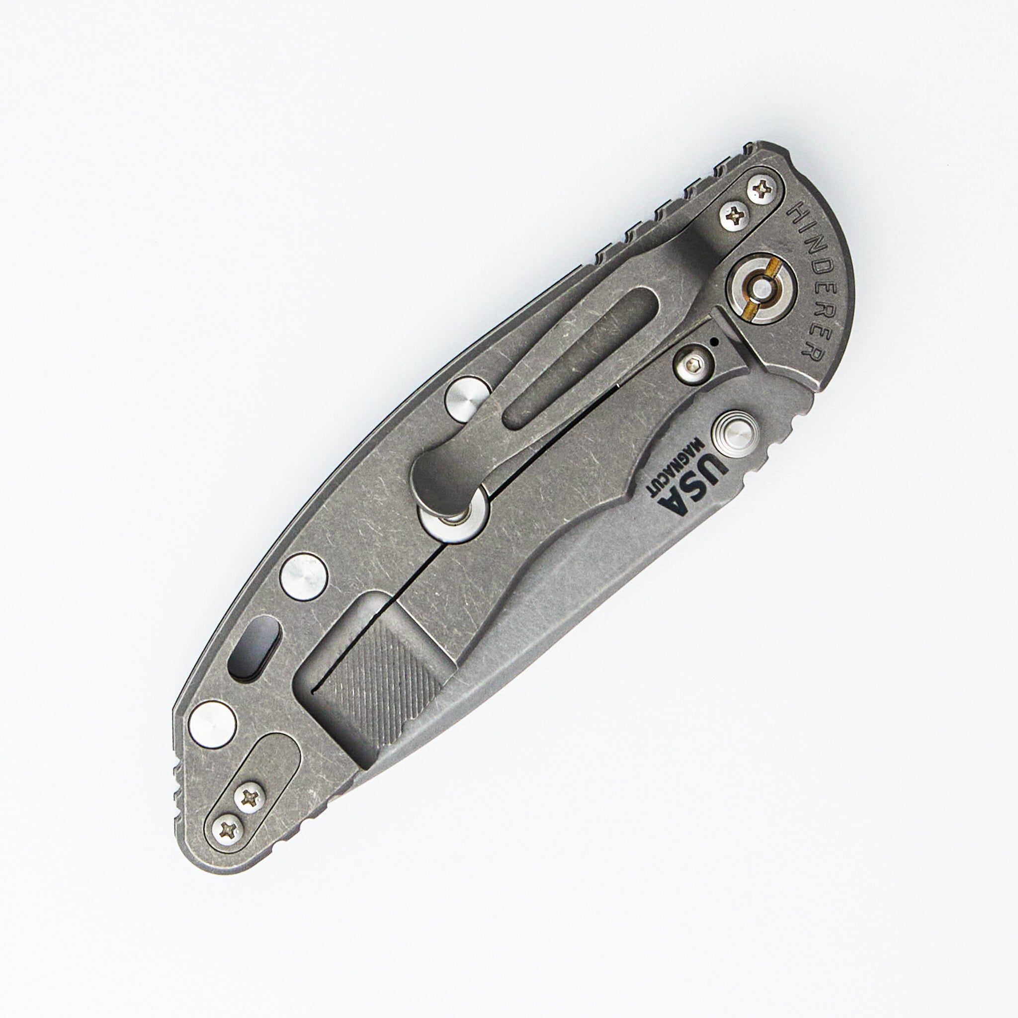 XM-18 3.5″ - MagnaCut Recurve - Non Flipper - Tri-Way - Working Finish - Black G10