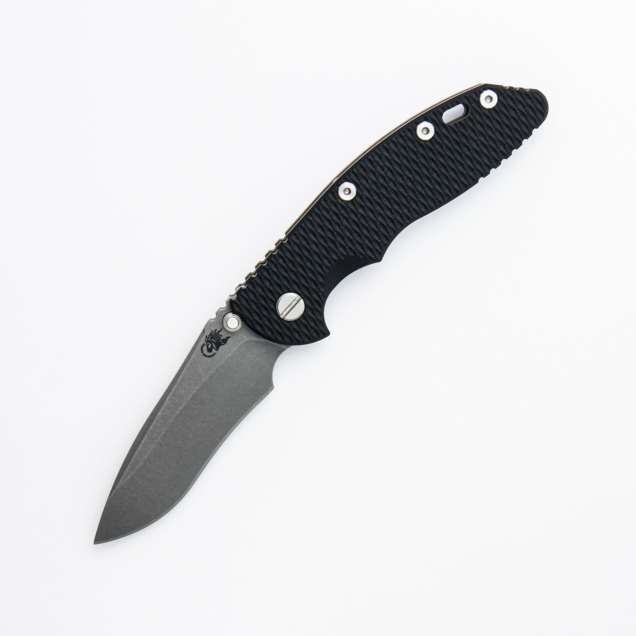 XM-18 3.5″ - MagnaCut Recurve - Non Flipper - Tri-Way - Battle Bronze - Black G10