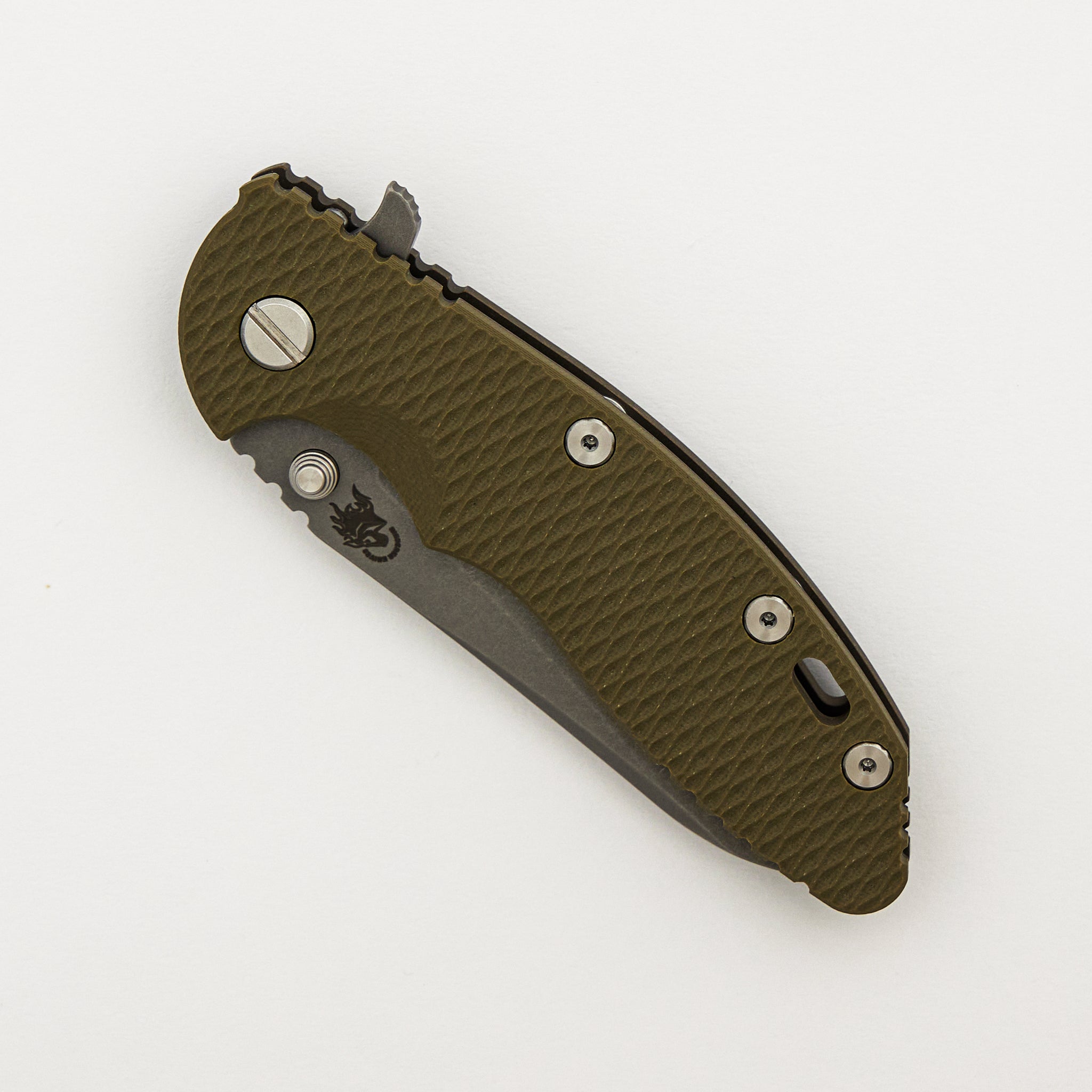 XM-18 3.5″ - S45VN Sheepsfoot - Tri-Way - Battle Bronze - OD Green G10