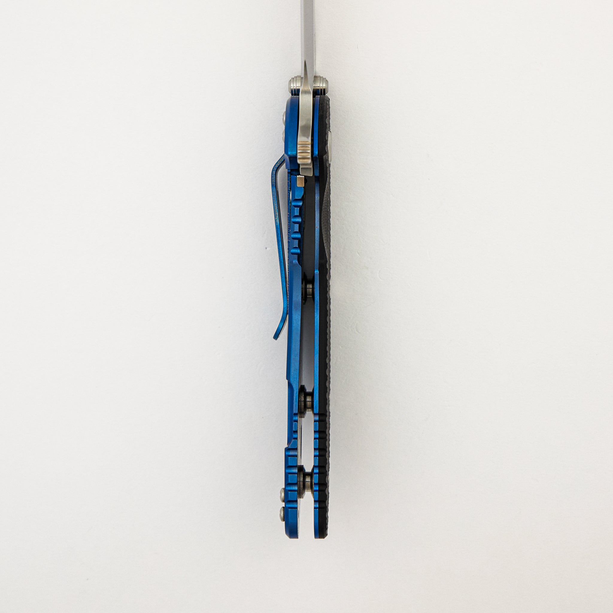 XM-18 3.5″ - MagnaCut Skinny Harpoon Spanto - Tri-Way - Stonewash Blue - Black G10