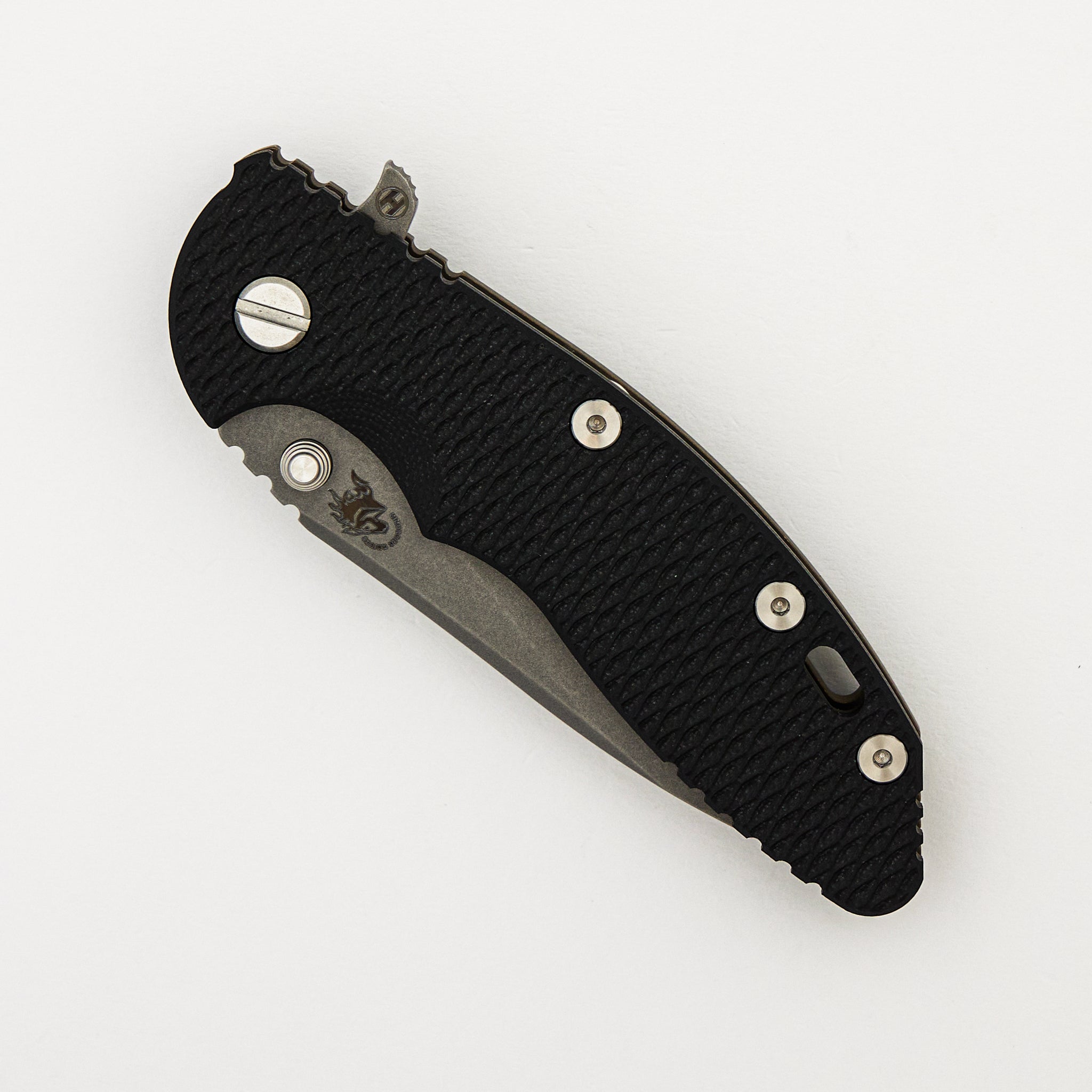 XM-18 3.5″ - 20CV Slicer Hollow Grind - Tri-Way - Battle Bronze - Black G10