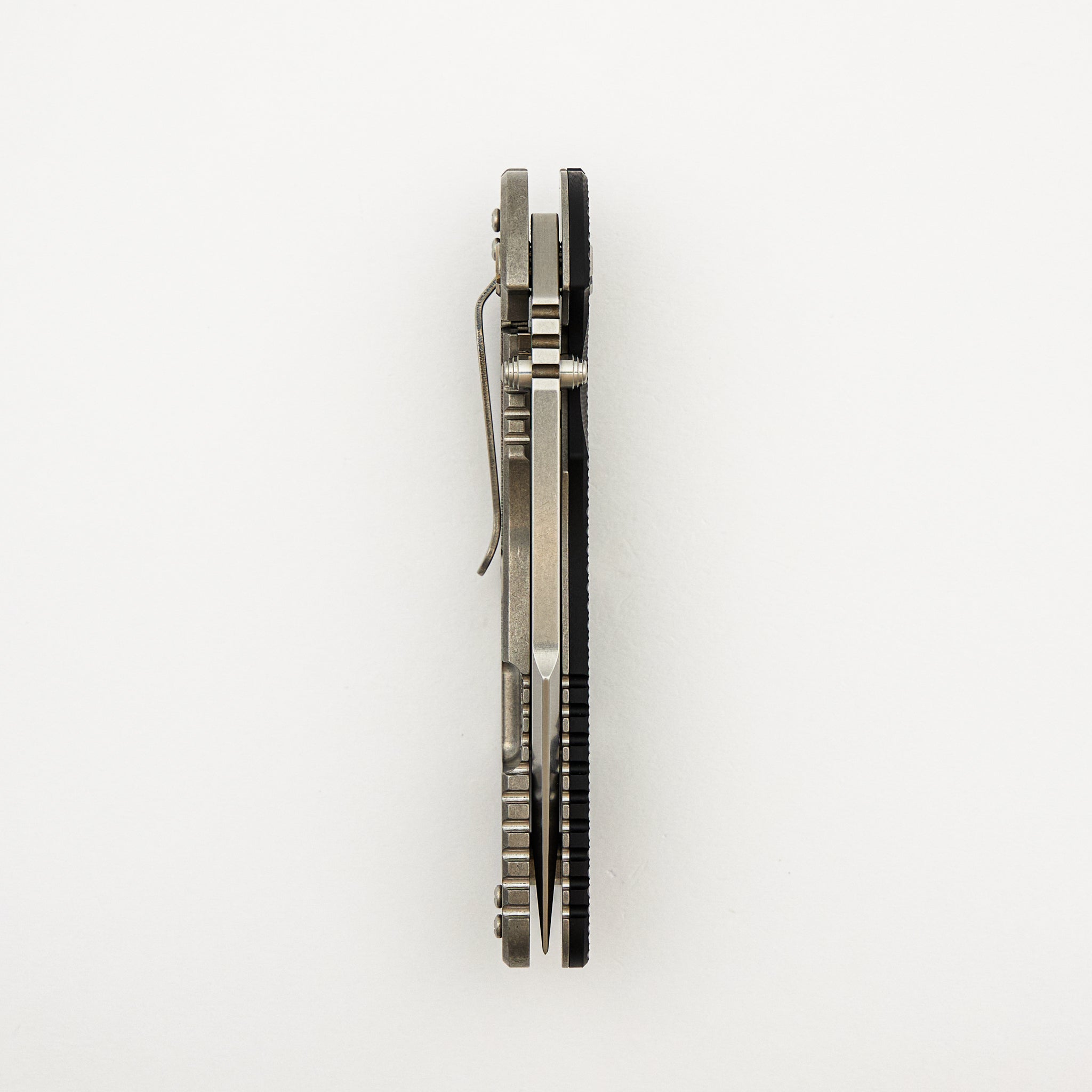 XM-24 4.0″ – S45VN Harpoon Spanto - Tri-Way - Stonewash - Black G10