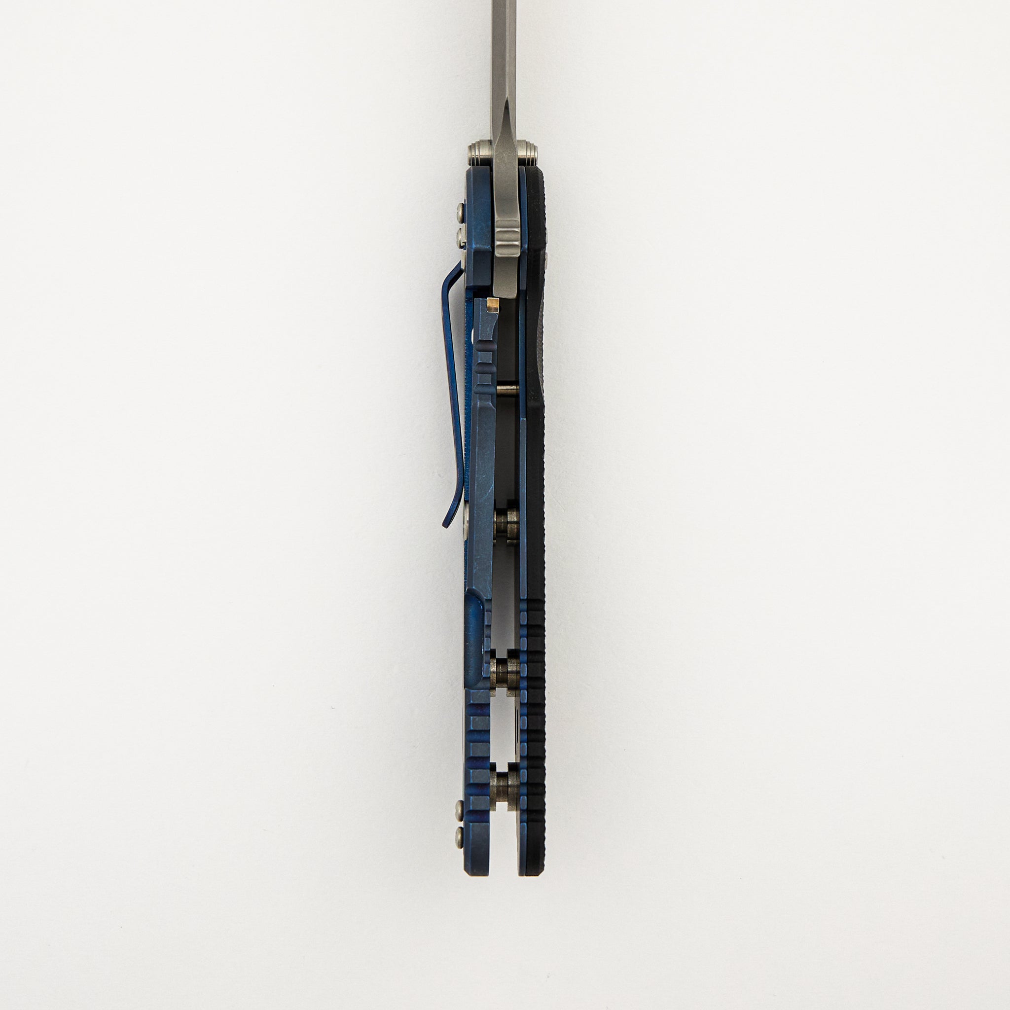 XM-24 4.0″ – S45VN Harpoon Spanto - Tri-Way - Battle Blue - Black G10