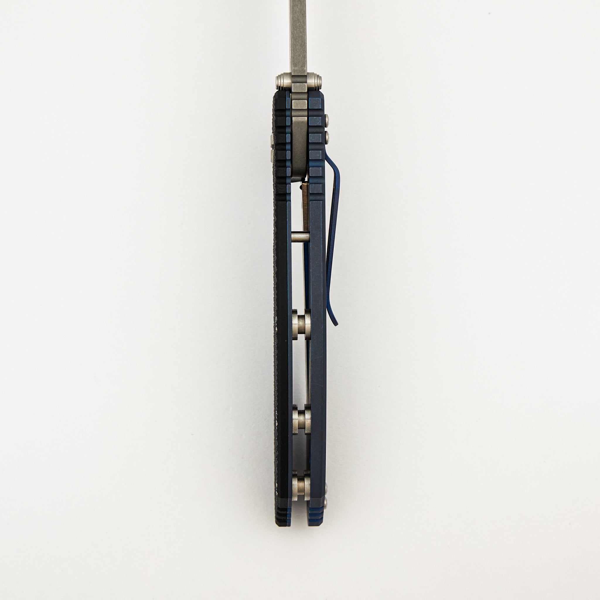 XM-24 4.0″ – S45VN Harpoon Spanto - Tri-Way - Battle Blue - Black G10