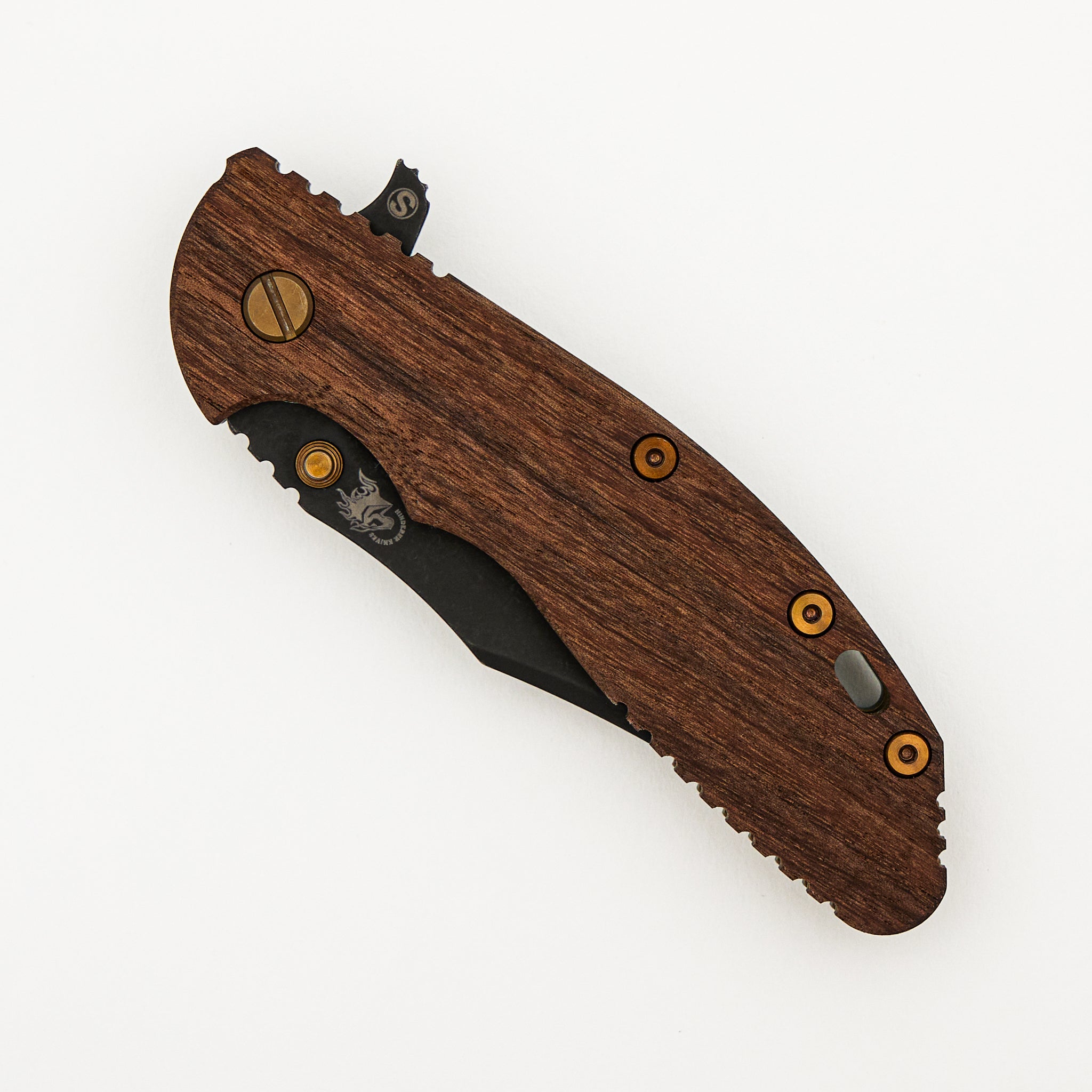 XM-24 4.0″ – 1095 Skinny Bowie - Tri-Way - Vintage Series - Smooth Walnut