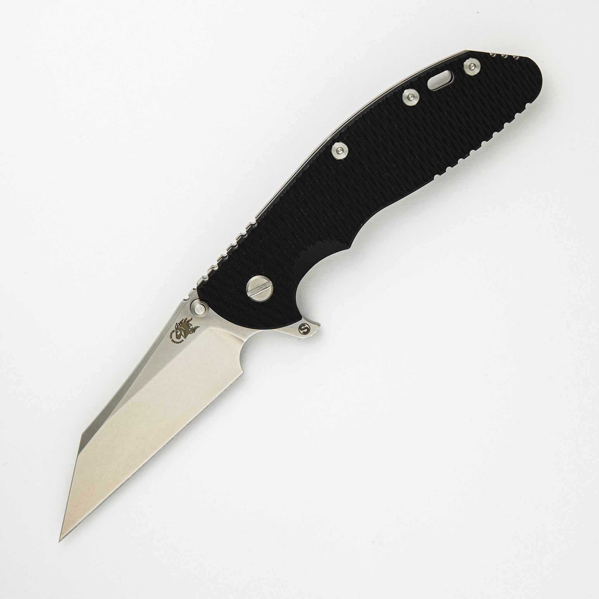 Hinderer Knives XM-24 4.0″ – Skinny Wharncliffe S45VN – Tri-Way – Stonewash – Black G10